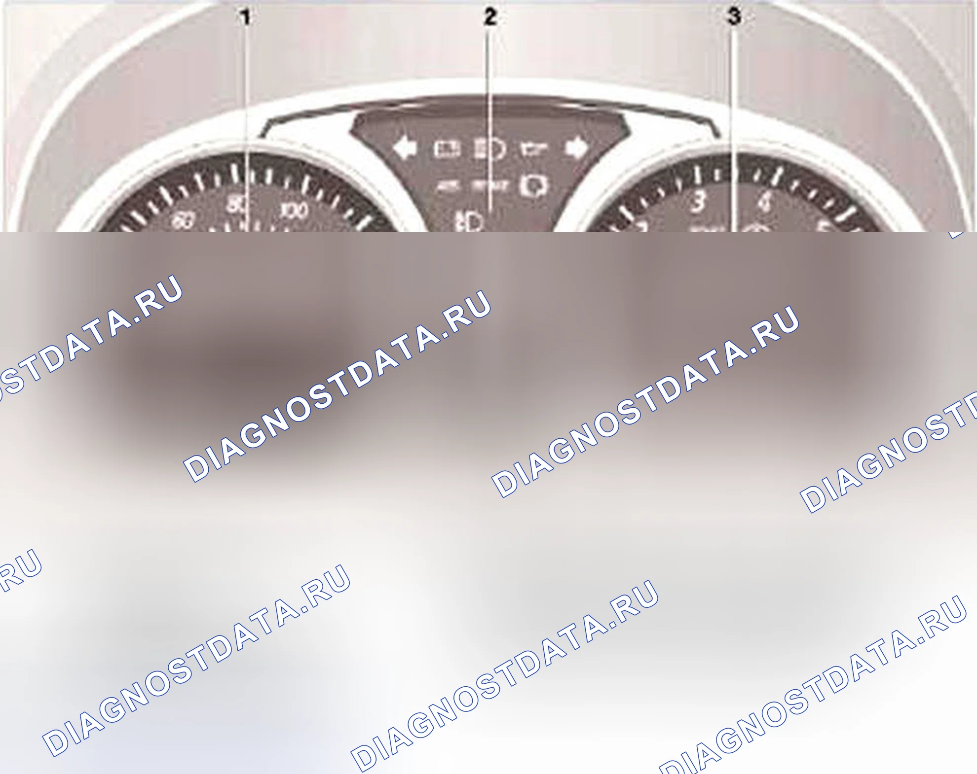 Рис. 6: Сброс индикатора интервала обслуживания. Audi A4 B5