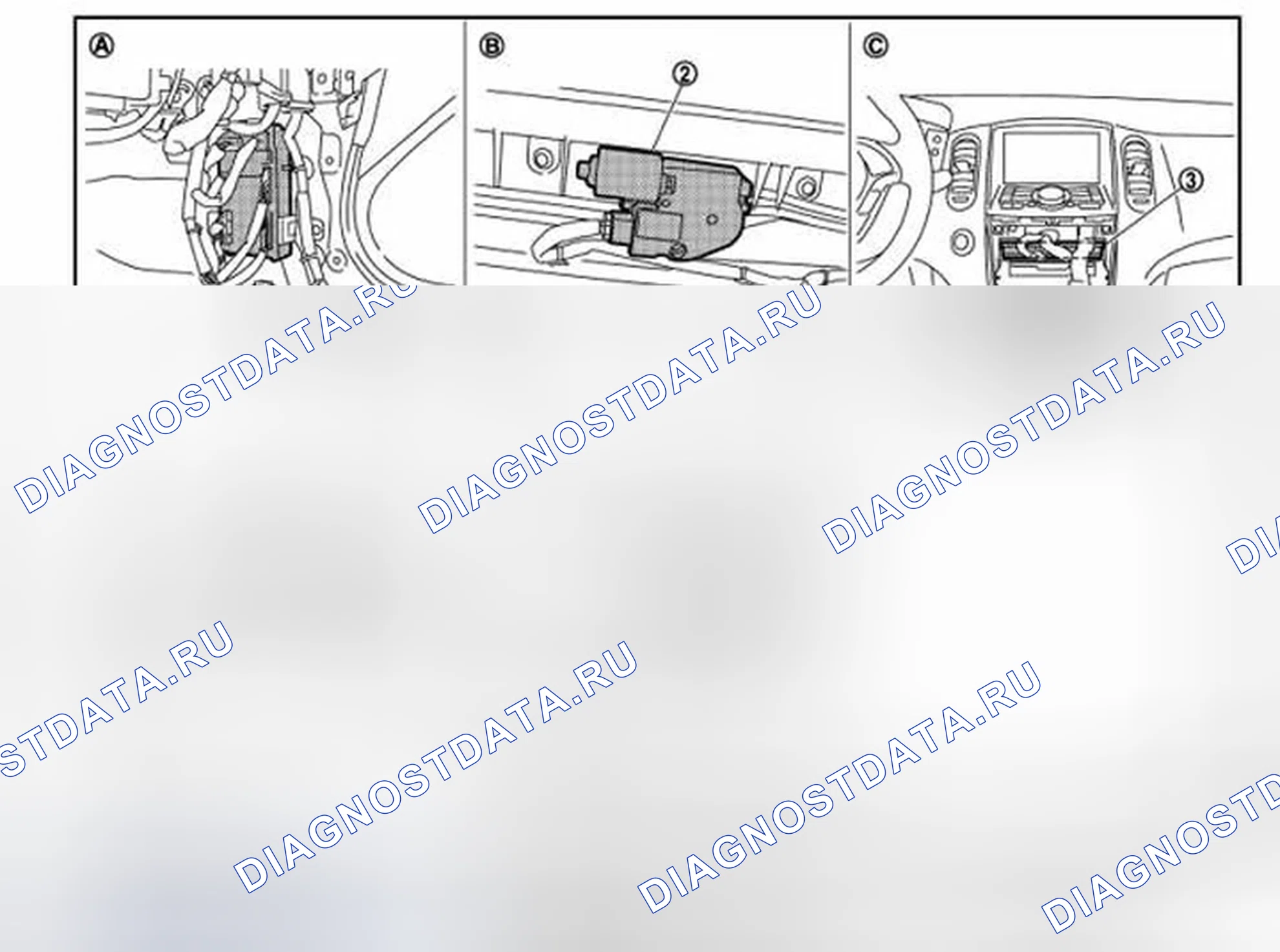 Рис. 168: Расположение компонентов. Infiniti FX35 II