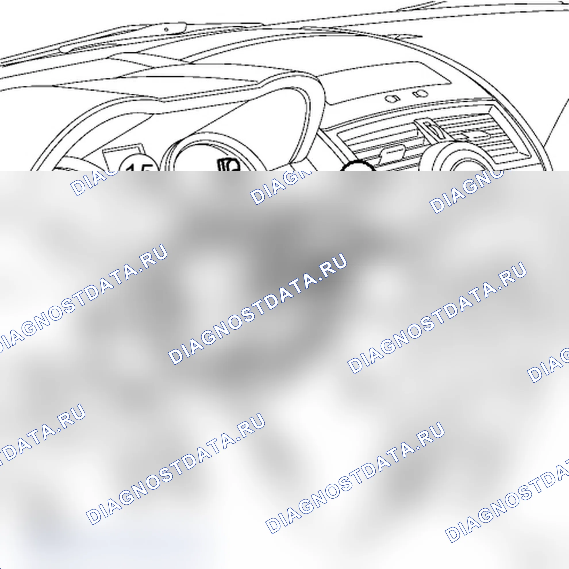 Приборная панель — вариант 2. Renault Scenic II