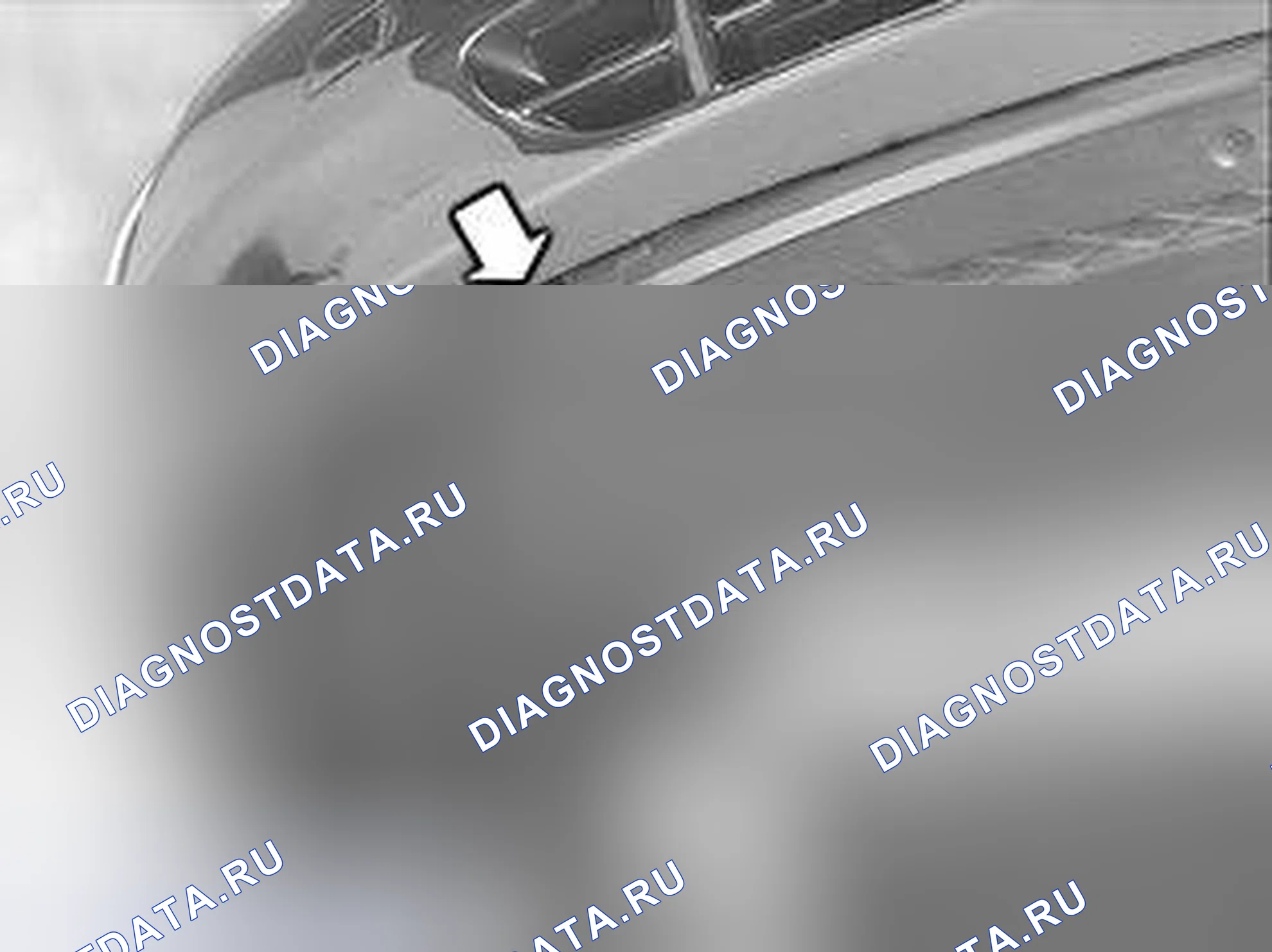 Рис. 51: Подъем автомобиля. Volvo XC70 I рестайлинг