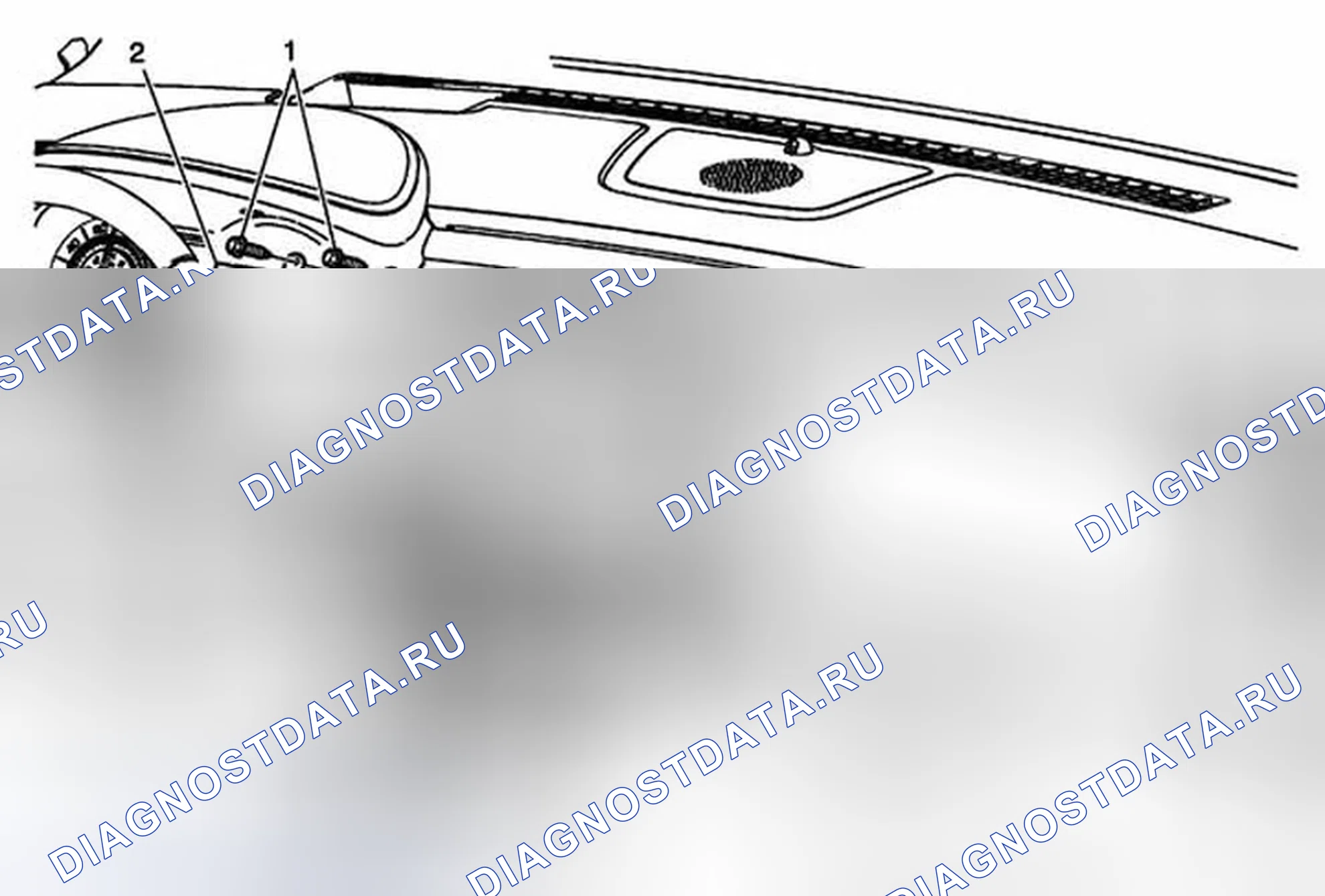 Рис. 14: Замена дисплея с информацией о драйвере (с UDT). Buick LaCrosse II