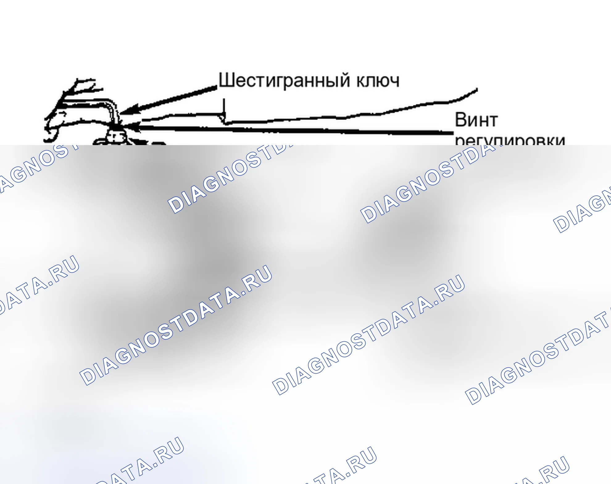 Рис. 1: Регулировка предварительной нагрузки над центром Регулировка предварительной нагрузки упорного подшипника перед предварительной нагрузкой над центром.. Chevrolet Step Van P20 