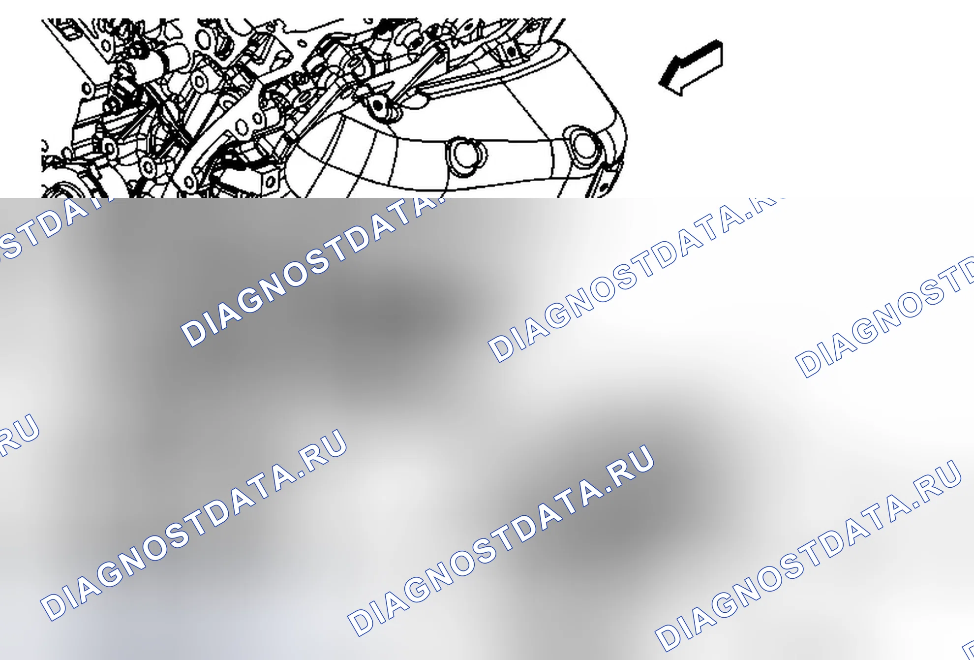 Рис. 52: Замена компрессора системы кондиционирования воздуха (LF1, Llt). Cadillac CTS II