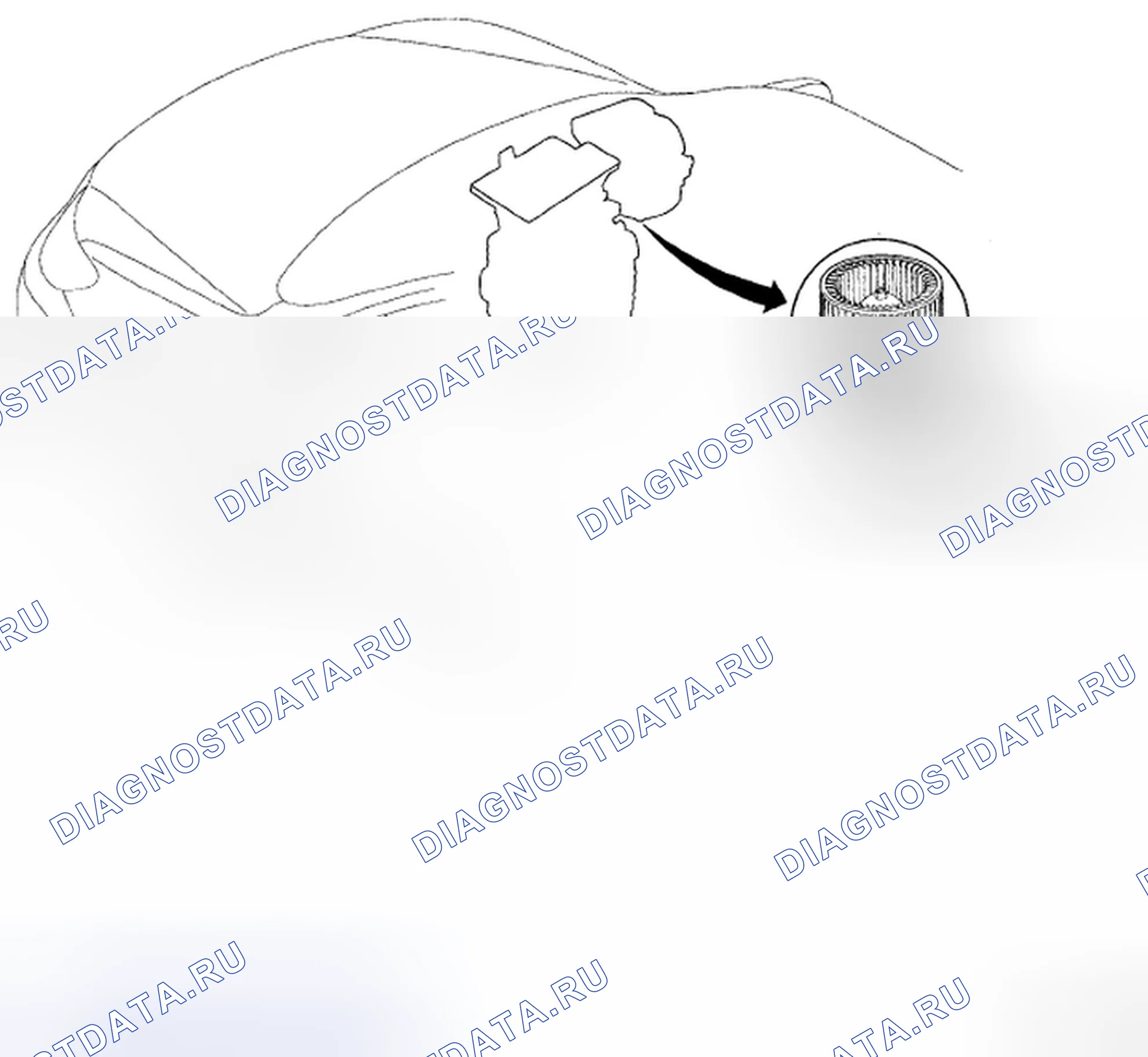 Рис. 87: РАСПОЛОЖЕНИЕ КОМПОНЕНТОВ. Hyundai Santa Fe II