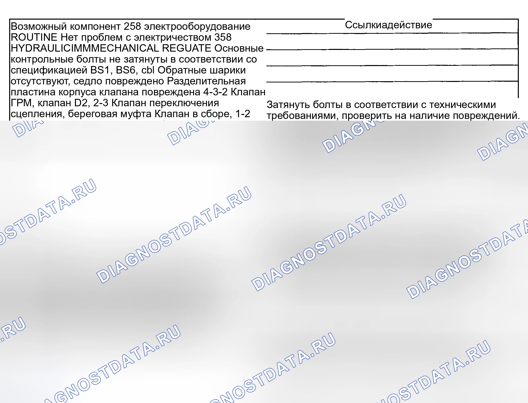 Рис. 462: Другие проблемы: отсутствие торможения двигателем в ручном режиме только 2 положения - рутина 258 / 358. Ford Pickup F250 Super Duty I