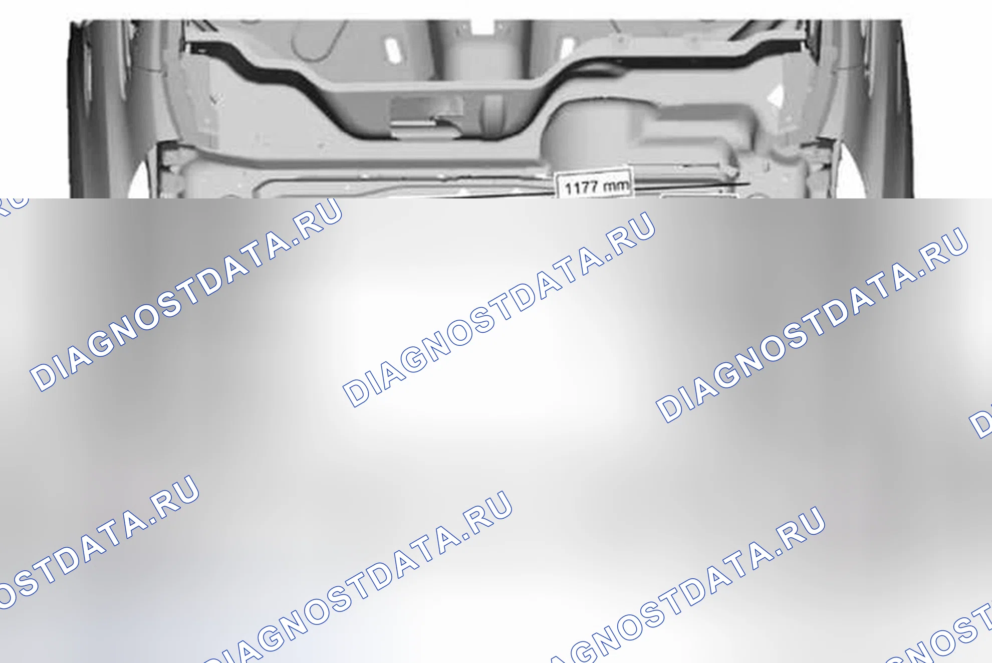 Рис. 119: Размеры под капотом. Ford Escape III
