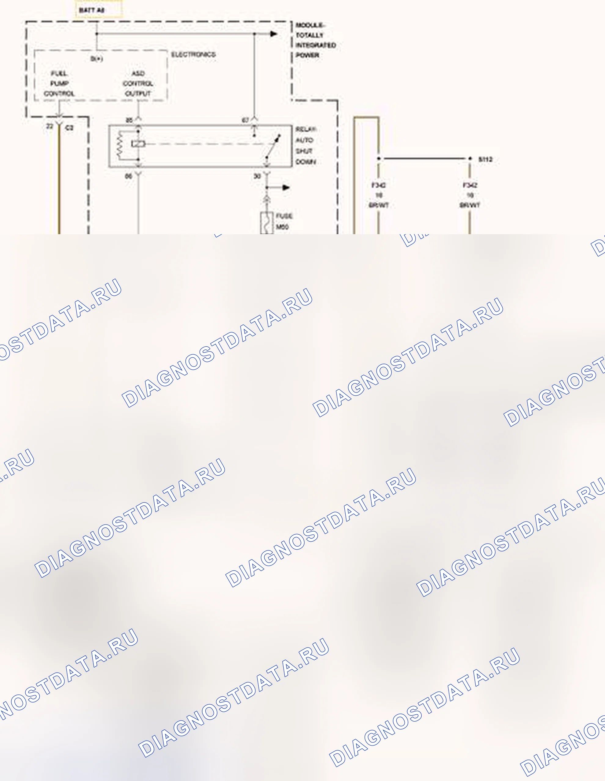 Рис. 268: СХЕМА ТОПЛИВНОЙ ФОРСУНКИ P0208-8. RAM Cab & Chassis 3500 HD I