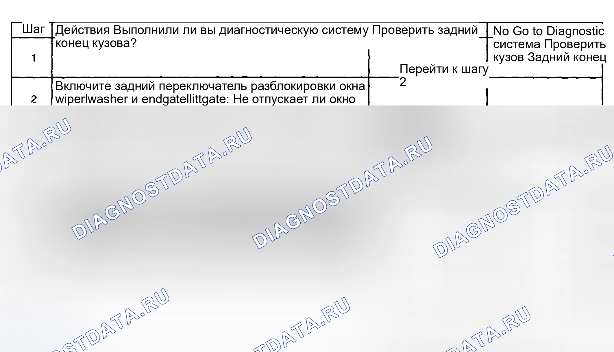 Рис. 13: Освобождение окна концевых ворот в нерабочем состоянии. Hyundai Tiburon II рестайлинг
