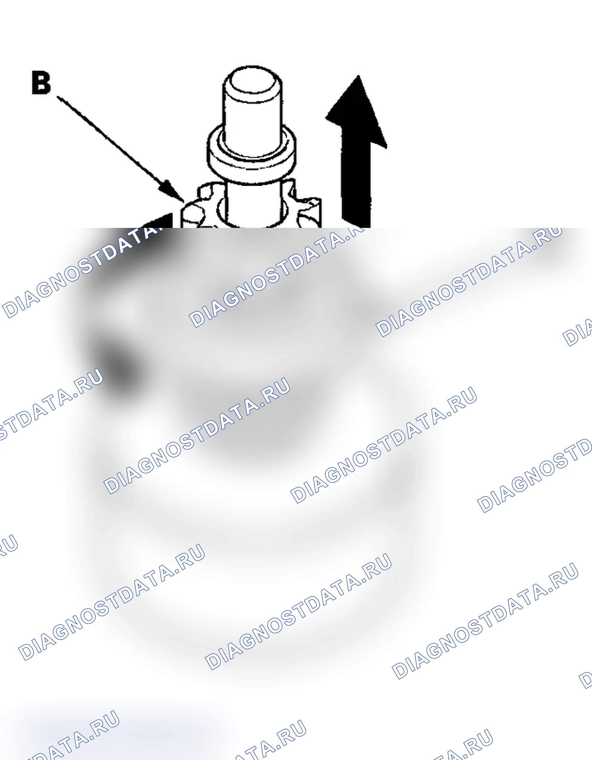 Рис. 43: Проверка обгонной муфты (K20A2, K20Z1 двигатели). Acura RSX I