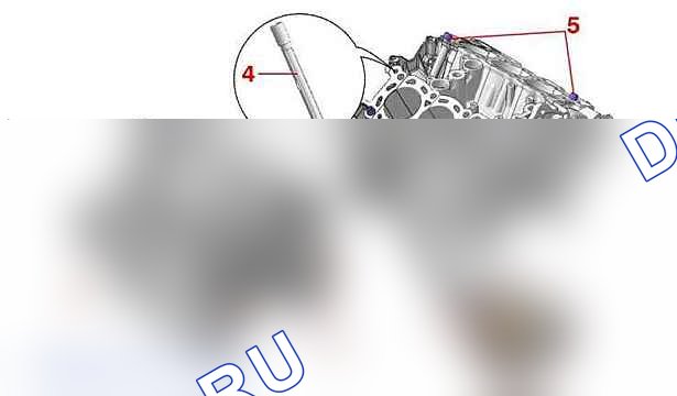Моменты затяжки: блок цилиндров — b1ck27pd. Peugeot 607 I рестайлинг