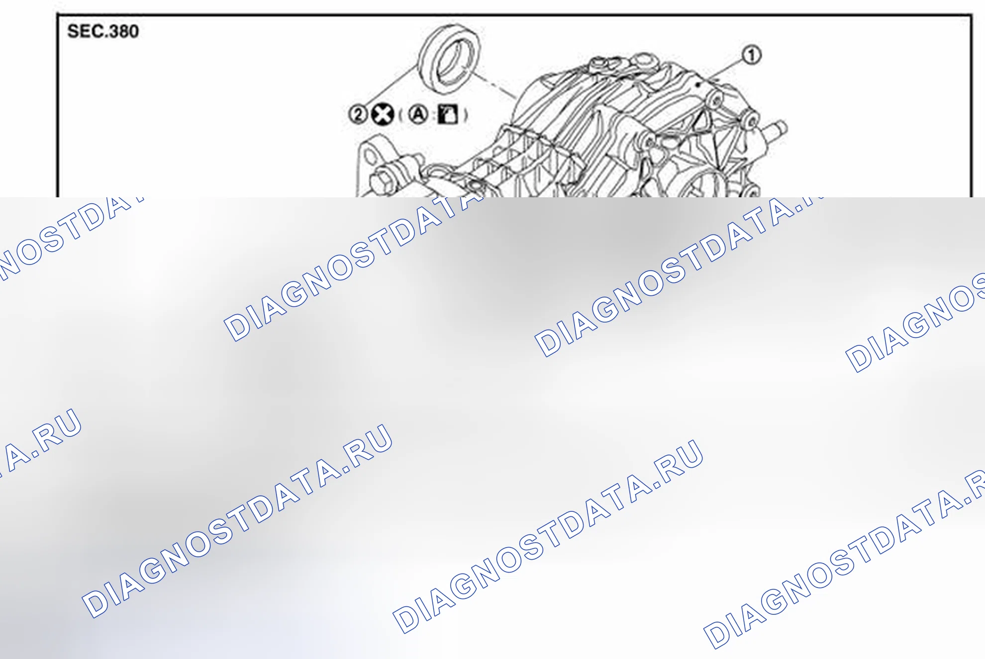 Рис. 6: Разнесенный вид. Nissan Pathfinder IV рестайлинг