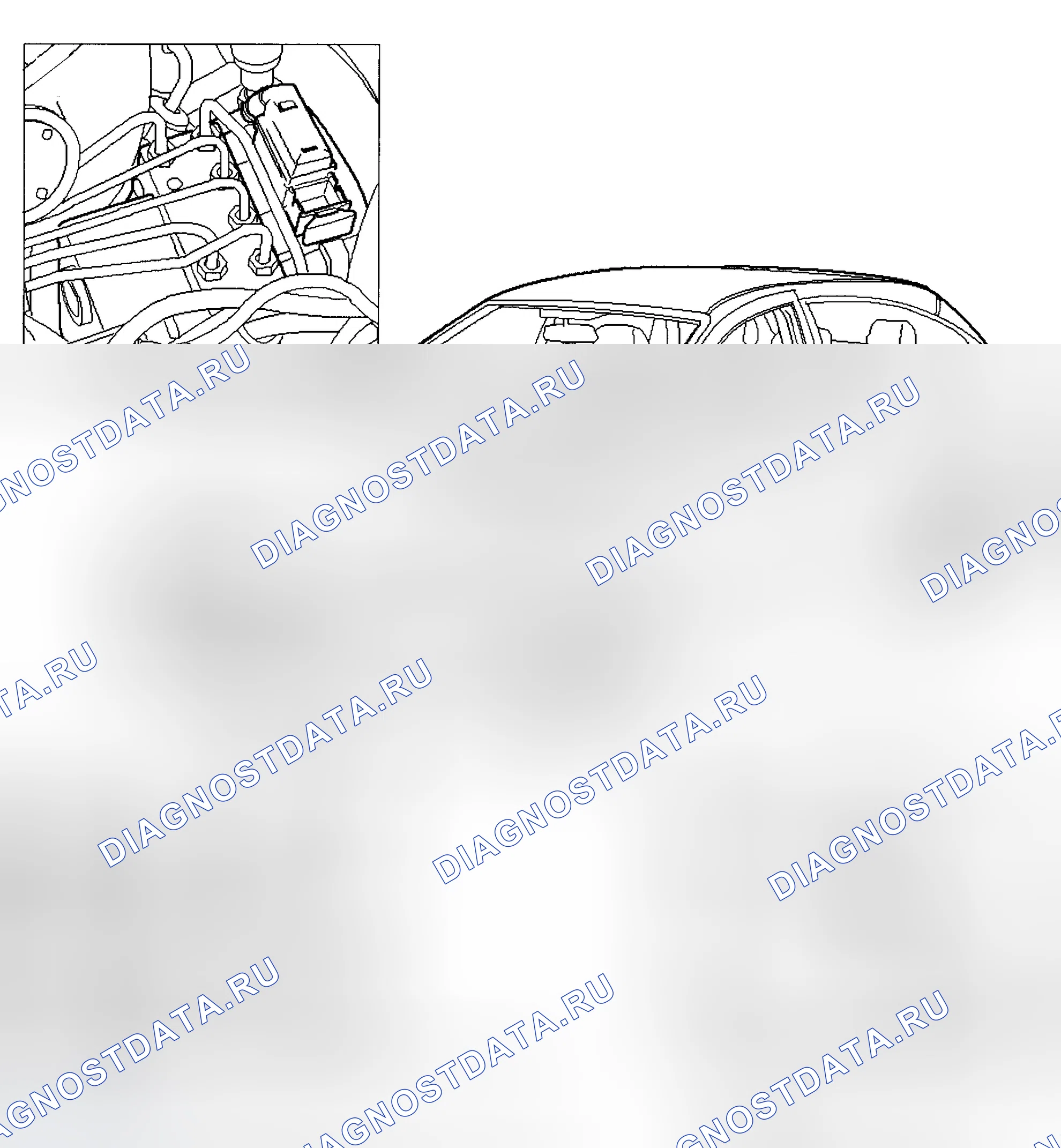 Рис. 7: РАСПОЛОЖЕНИЕ КОМПОНЕНТОВ. Ford Focus I