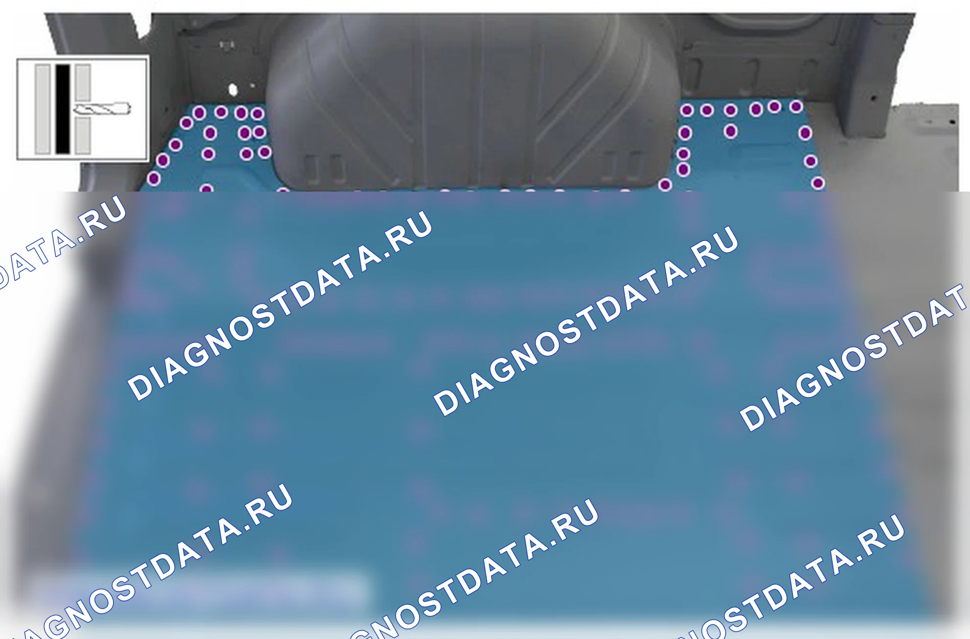 Как снять и установить заднюю панель пола. Ford Transit Custom I
