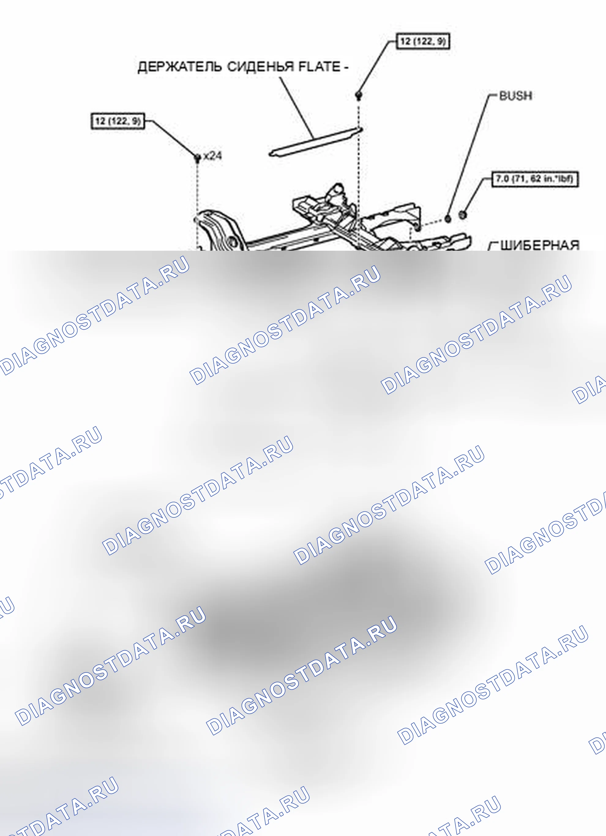 Рис. 726: ИЛЛЮСТРАЦИЯ. Toyota Sienna III