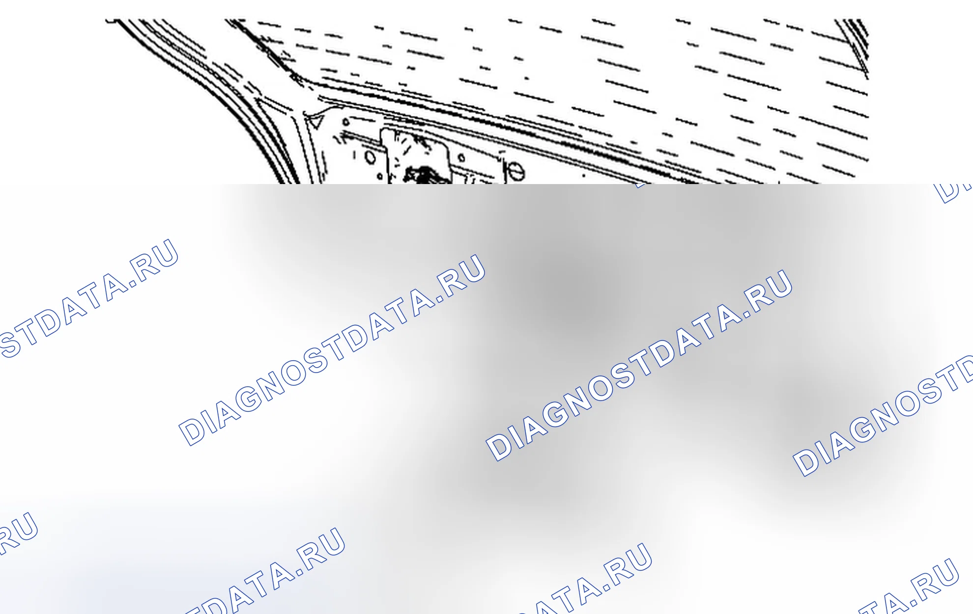 Рис. 20: Замена привода замка дверь багажника. Chevrolet Spark M300