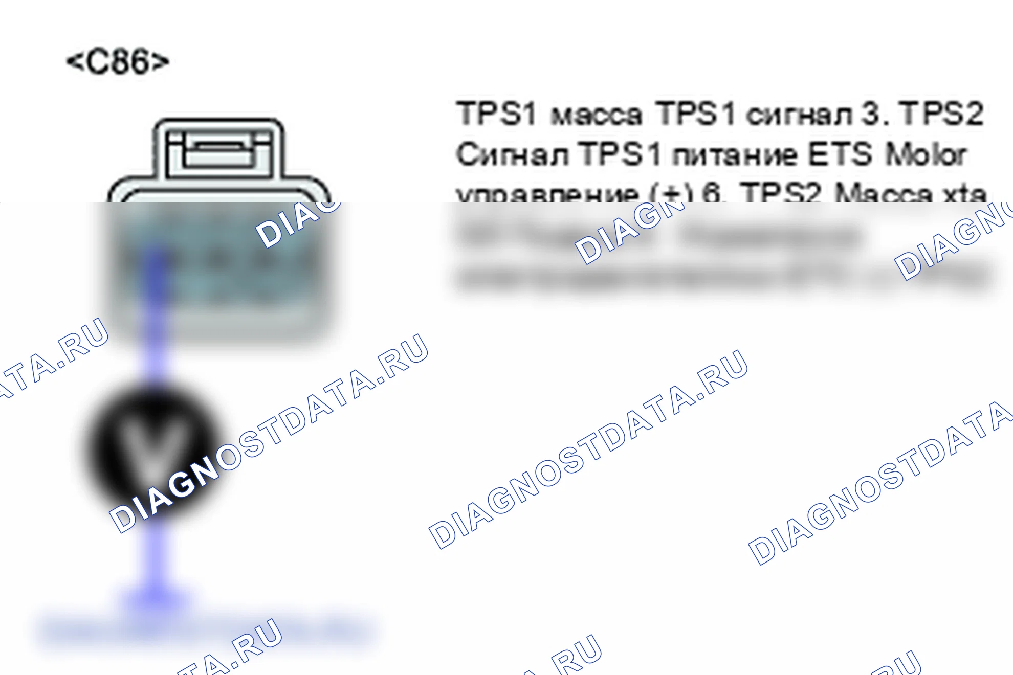P0122: низкий уровень сигнала цепи дроссельной заслонки/датчика положения педали/переключателя A. Hyundai Santa Fe CM