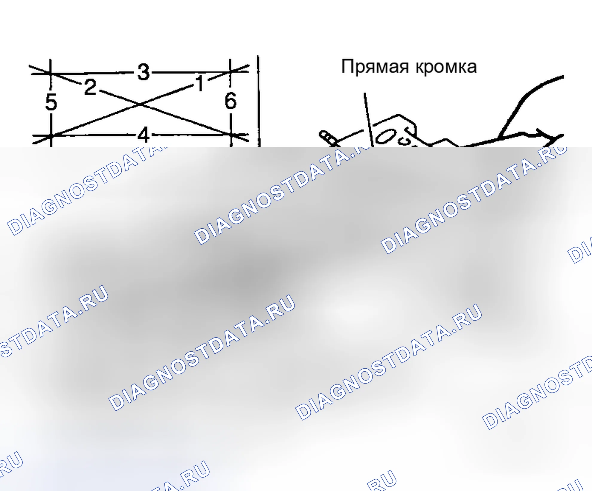 Рис. 354: ДЕФОРМАЦИЯ ГОЛОВКИ ЦИЛИНДРА. Honda Stepwgn I