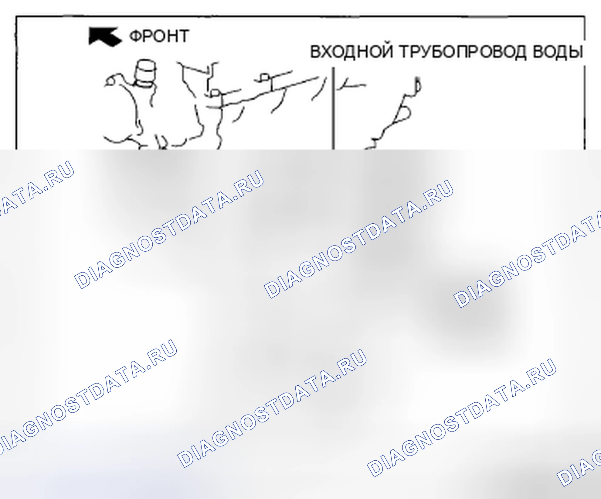 Рис. 22: Примечание по демонтажу компонентов водяного насоса. Mazda CX-5 I