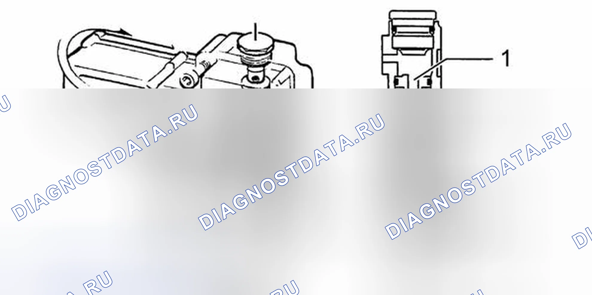 Рис. 46: Шаговый двигатель. Volvo S60 I
