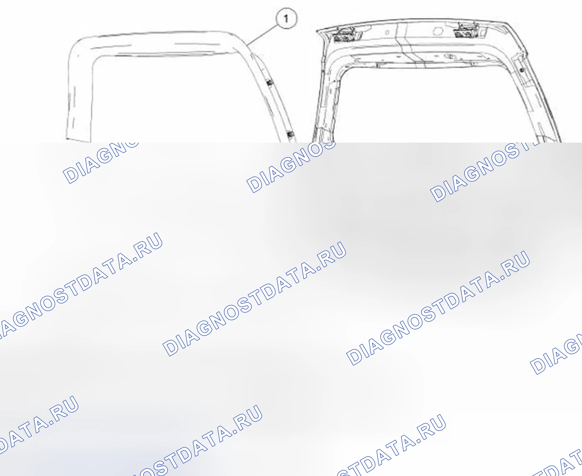 Рис. 9: обивка затвора. Ford Freestyle I
