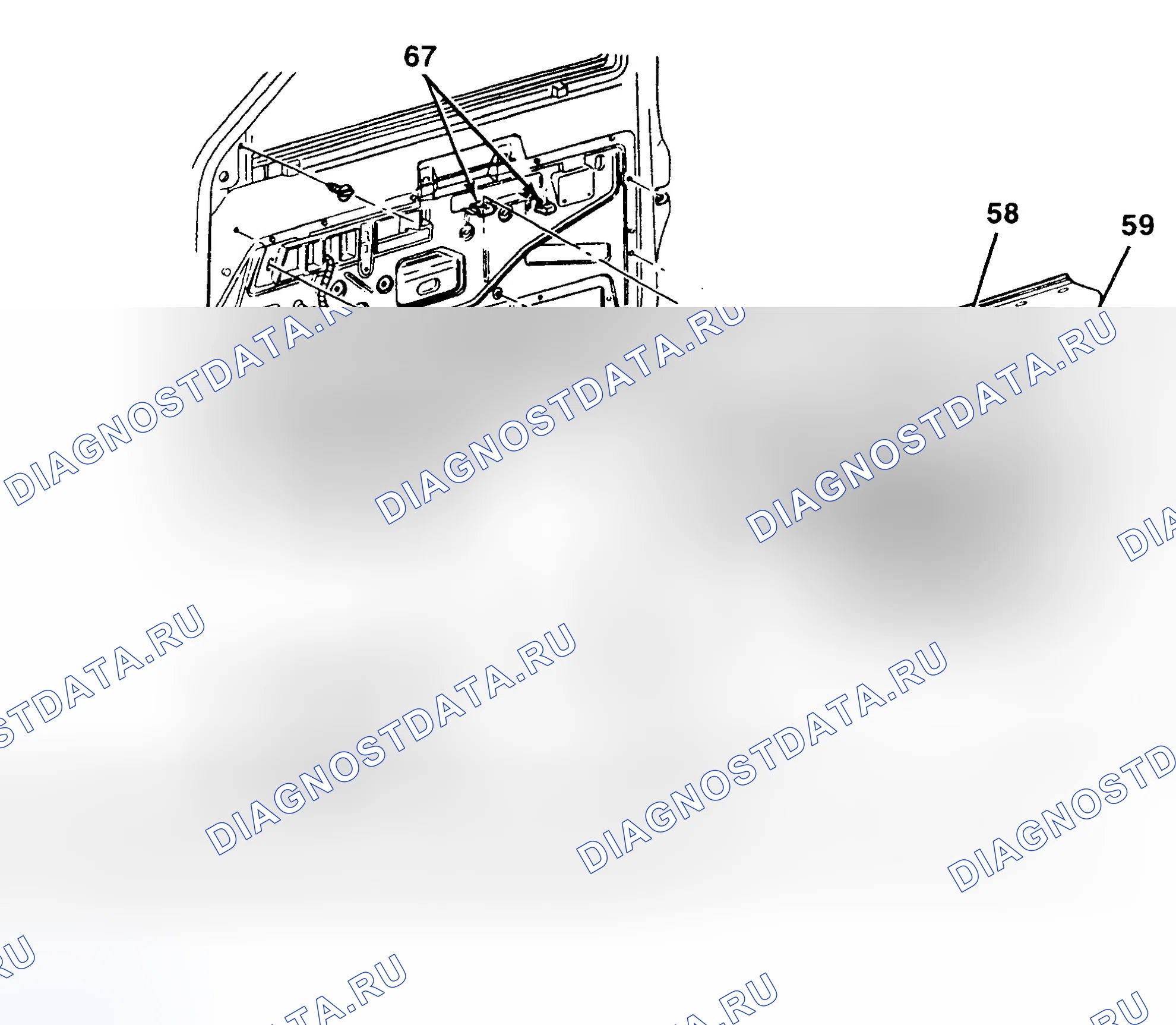 Рис. 13: Демонтаж. GMC Cab & Chassis K2500 