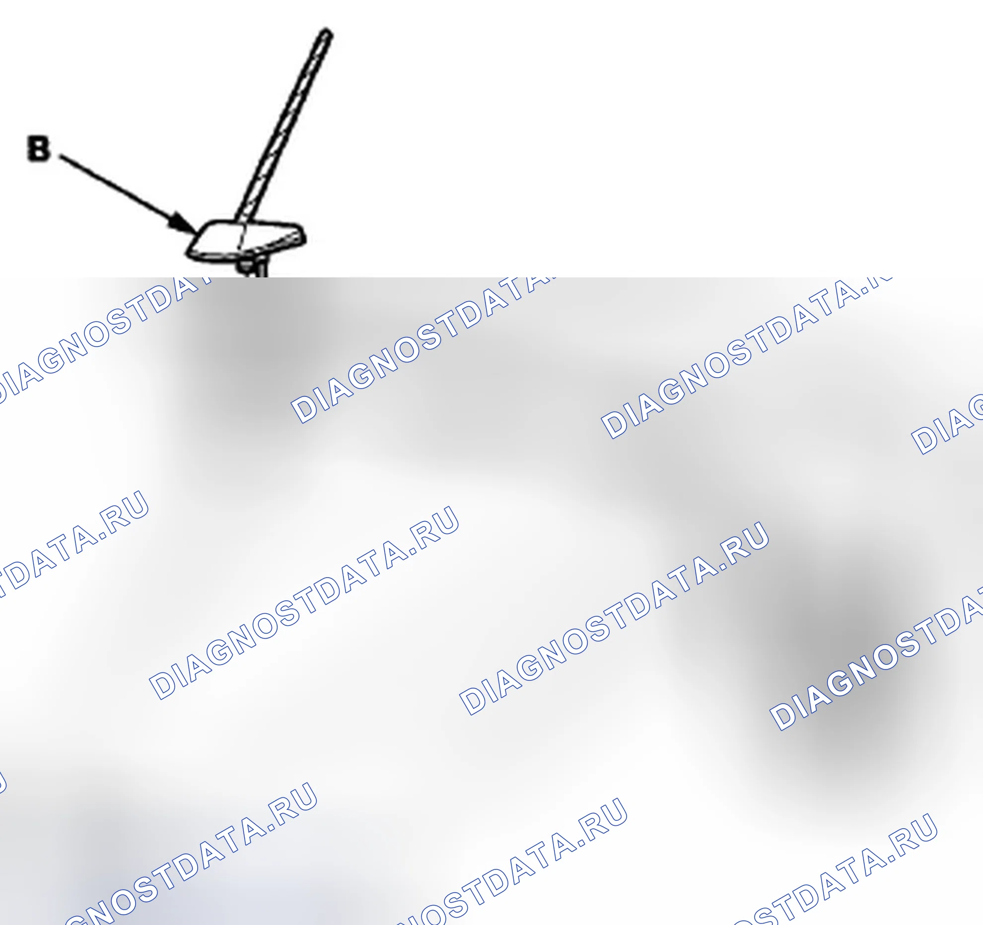 Рис. 115: Замена антенны AM / FM / Xm. Honda CR-V III