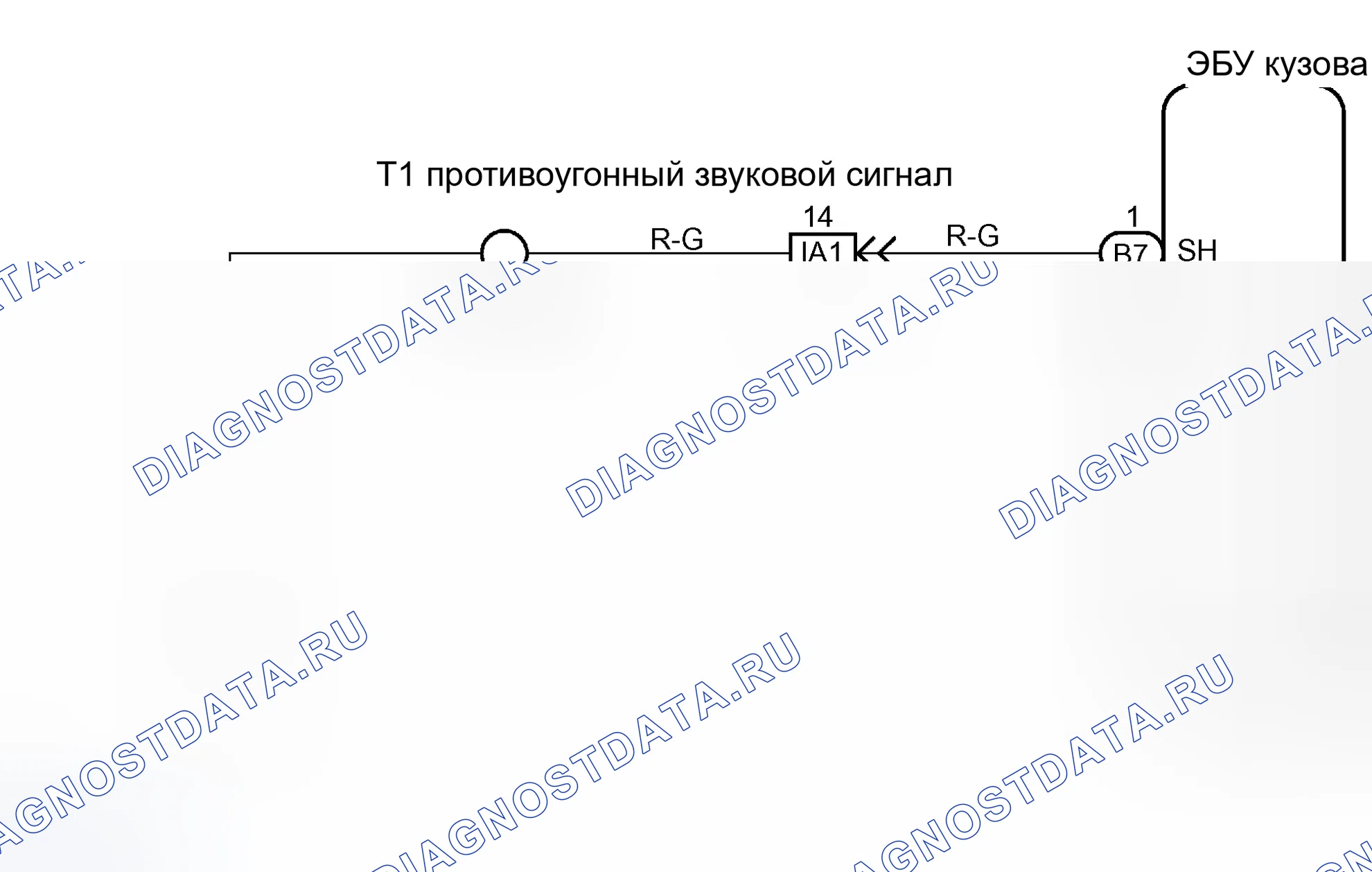 Рис. 19: электросхема. Toyota Sequoia I рестайлинг