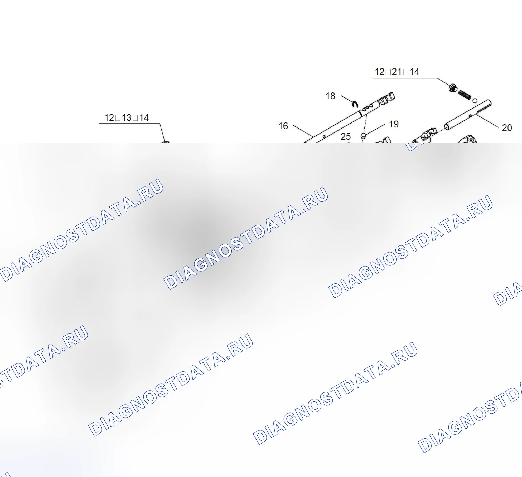Схема расположения узла трансмиссии — Great Wall Wingle-5. Great-Wall Wingle 5 I