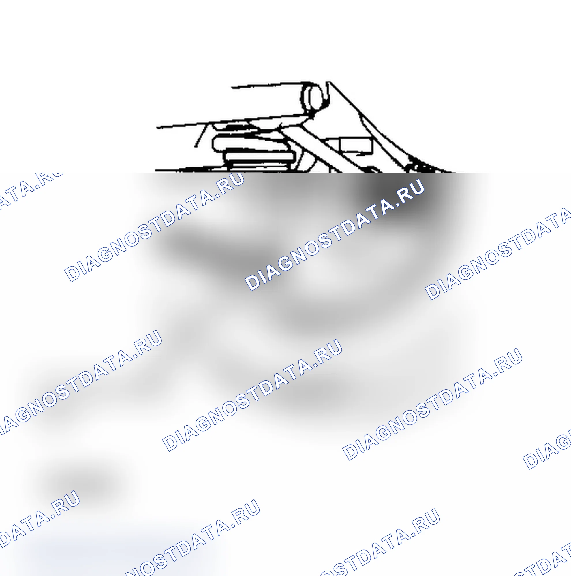 Рис. 14: Передняя подъемная точка (Bronco II и Ranger 4WD). Ford Cab & Chassis Ranger 