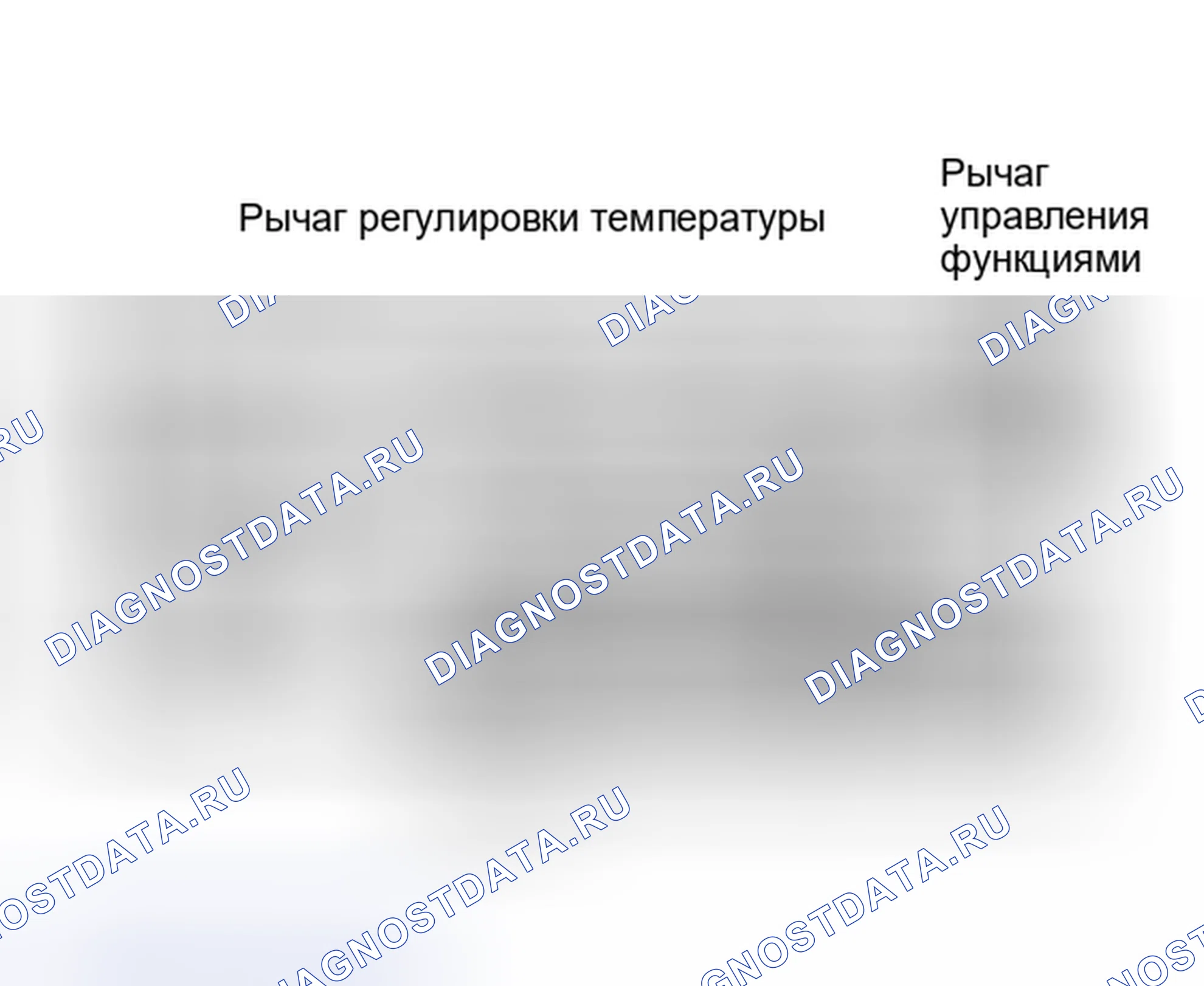 Рис. 4: Рычаг регулировки температуры. Ford Escort V рестайлинг