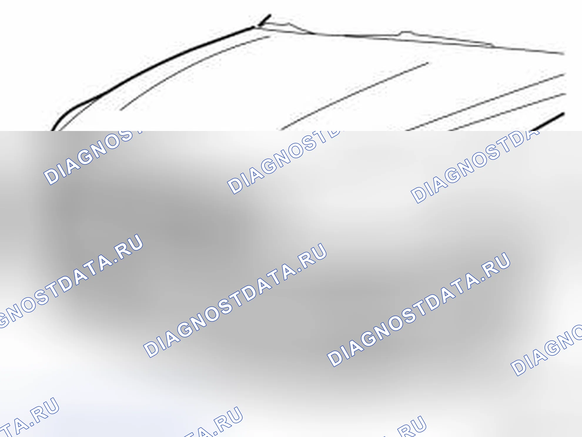 Рис. 561: ПЕРЕУСТАНОВКА КРЫШКИ БАМПЕРА. Volvo XC70 II