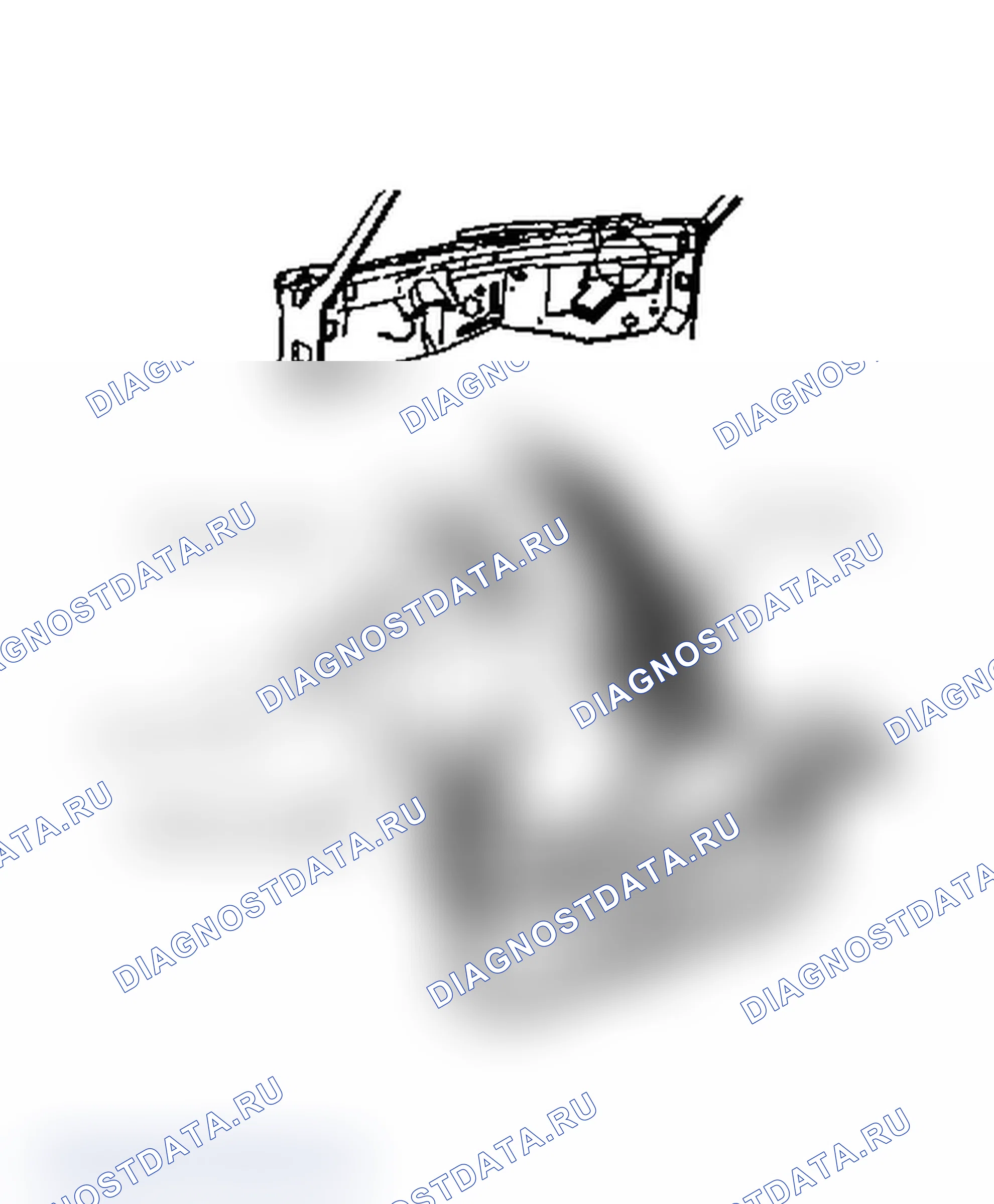 Рис. 3: Реле блокировки модуля и двигателя. Cadillac Fleetwood 75 Series