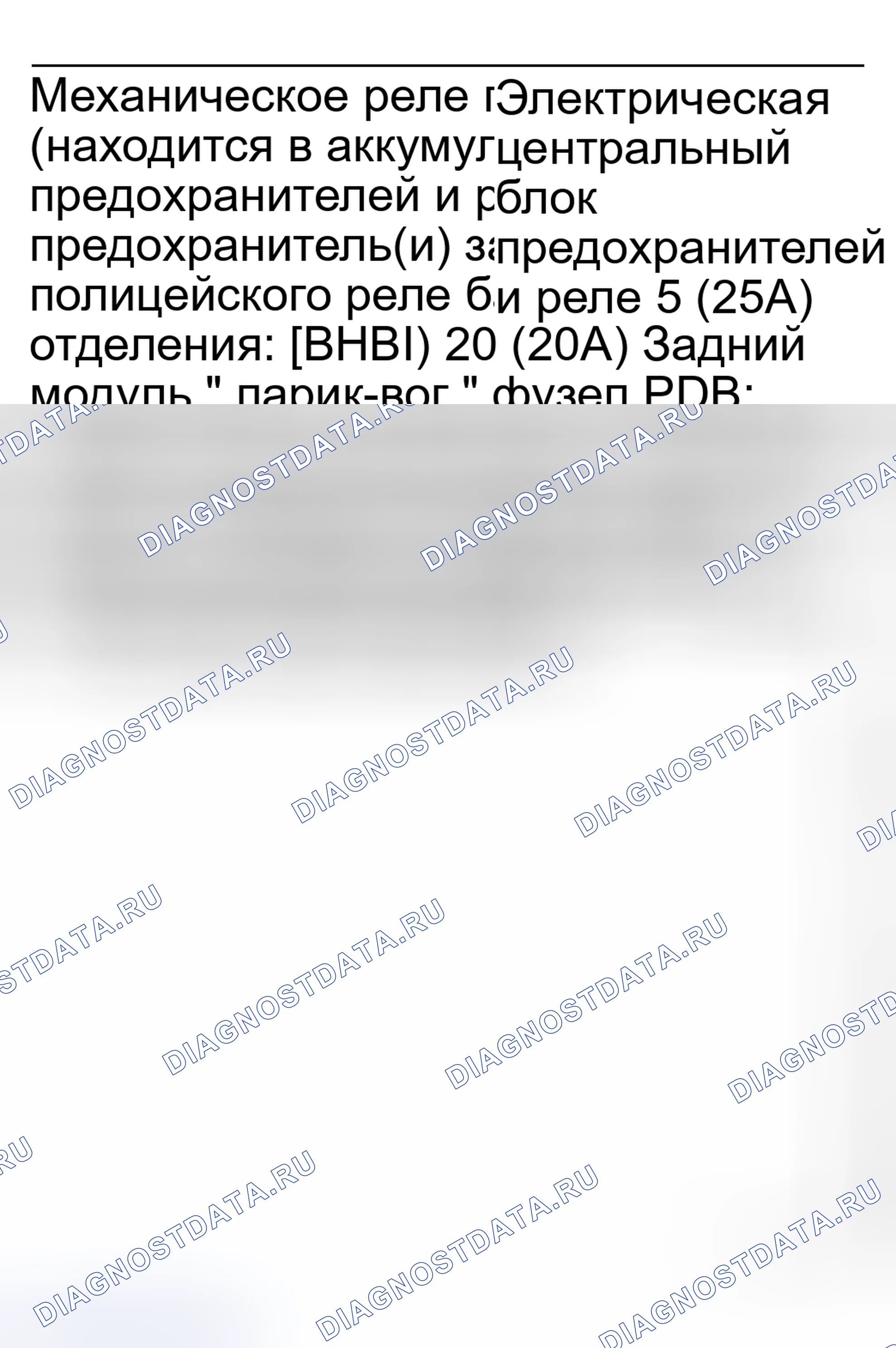Рис. 83: Инспекция и проверка. Mercury Grand Marquis IV