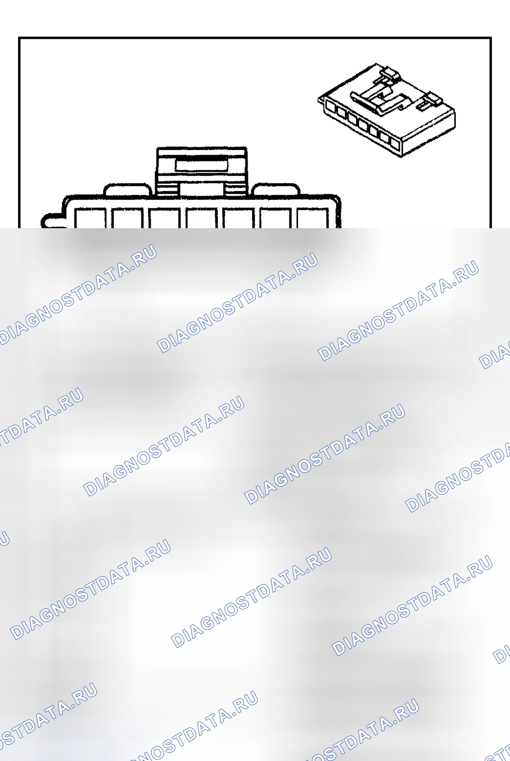 Рис. 58: Поясничный переключатель - пассажирский (с сиденьем памяти). Chevrolet TrailBlazer I