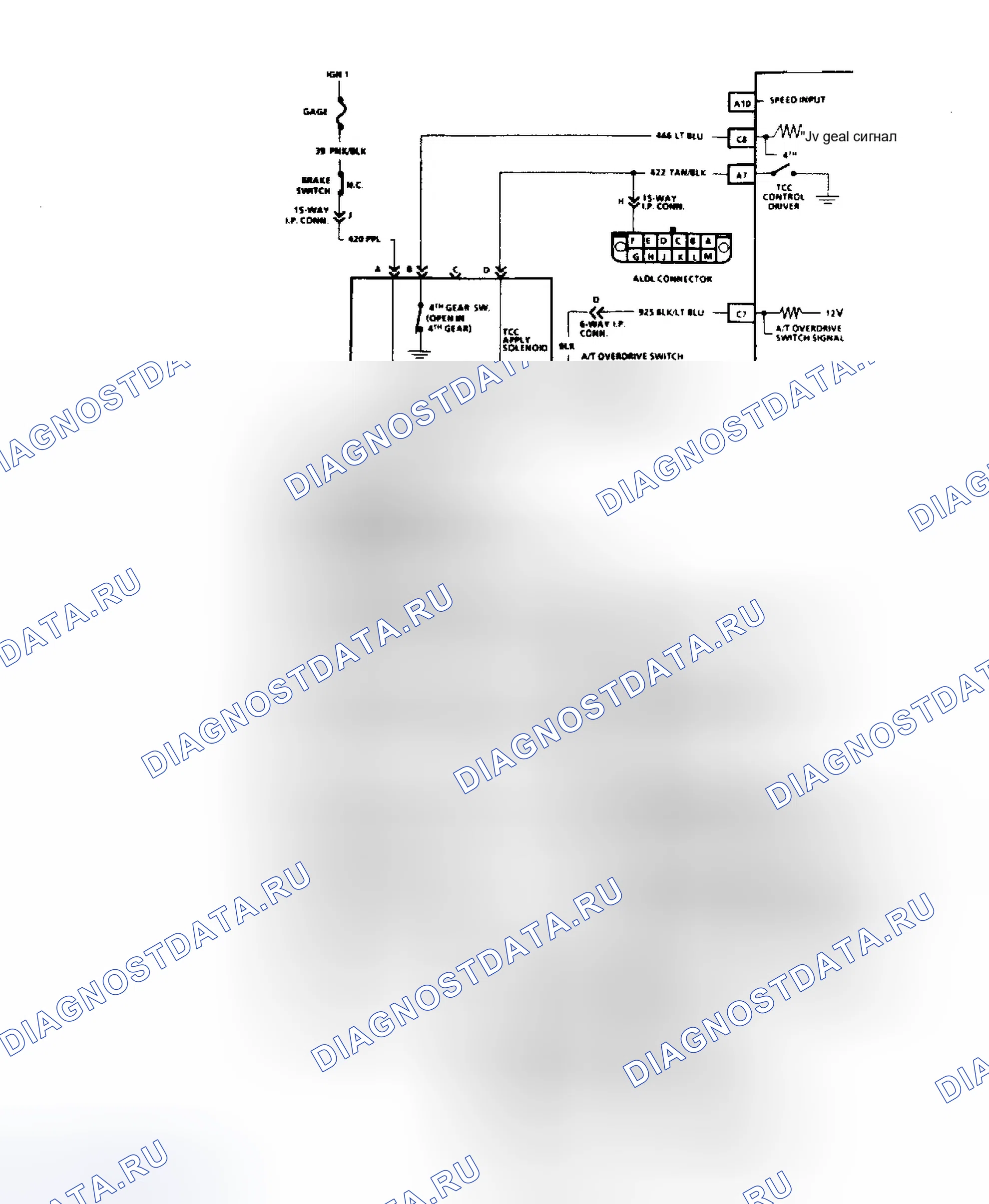 Рис. 160: Муфта гидротрансформатора (корпус 5.7L Y). GMC Pickup R2500 