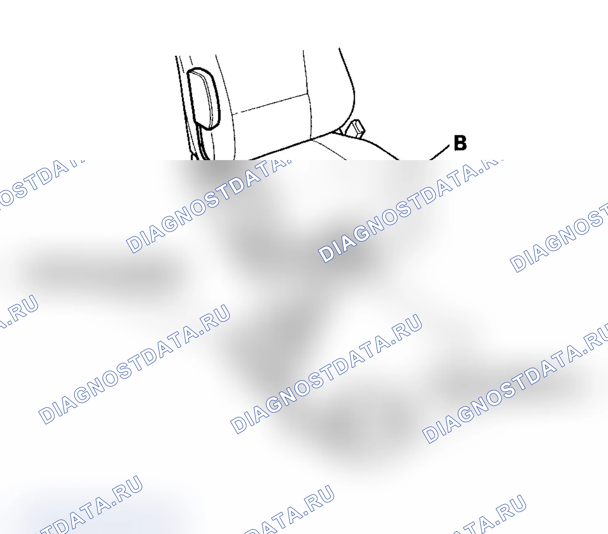 Рис. 99: расшифровка кода ошибки 32-8x (от 32-80 до 32-89, от 32-8A до 32-8F): короткое замыкание на мощность в наполнителе подушки безопасности переднего пассажира. Acura TL III