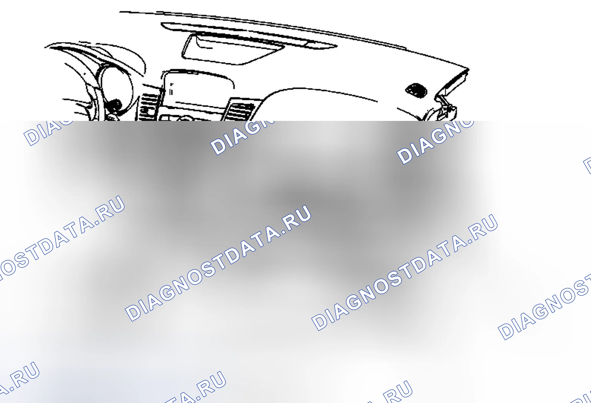 Рис. 74: Замена отсека приборной панели. Chevrolet Cruze I рестайлинг