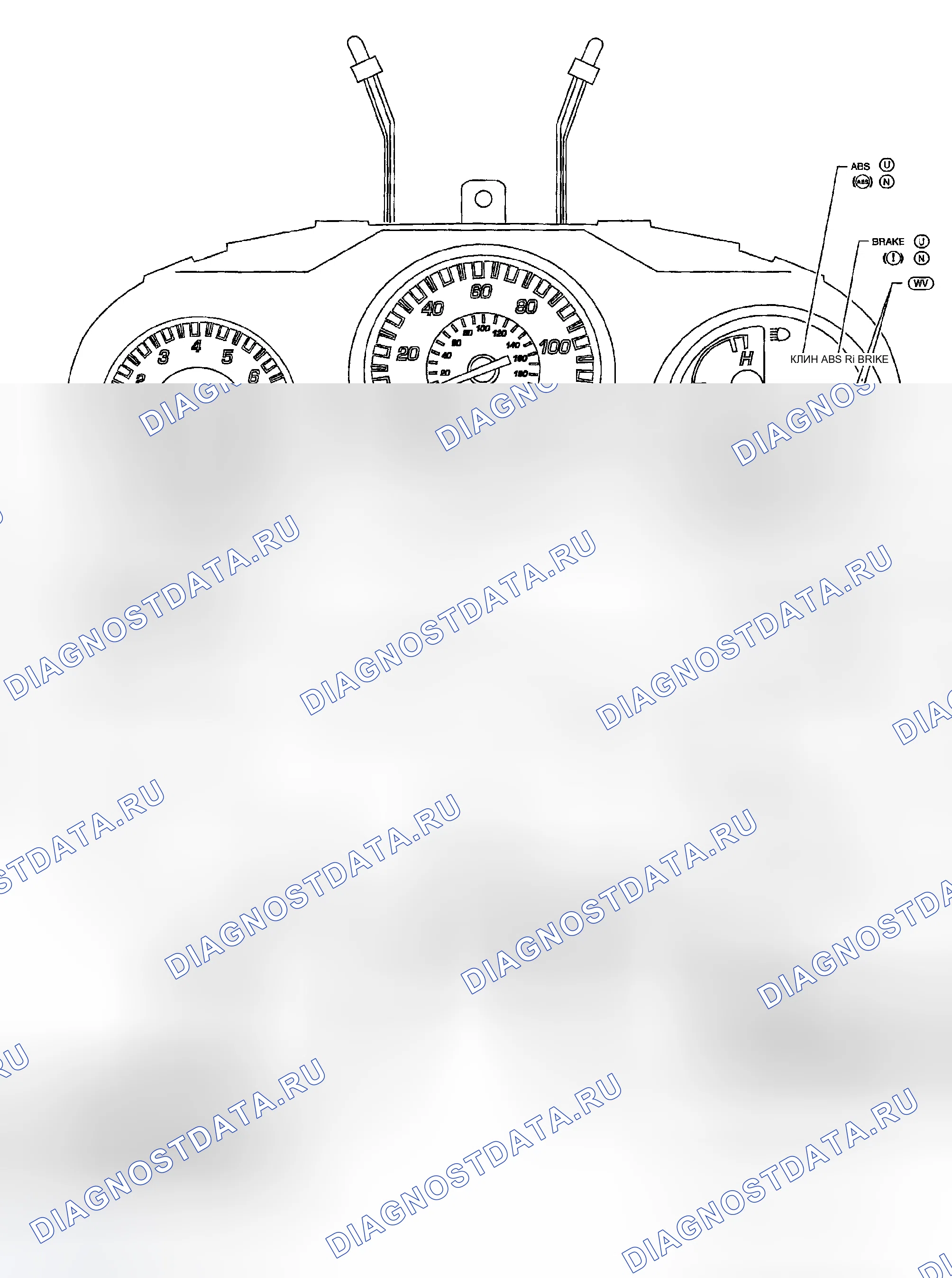 Рис. 16: Комбинированный расходомер. Honda Odyssey (North America) I