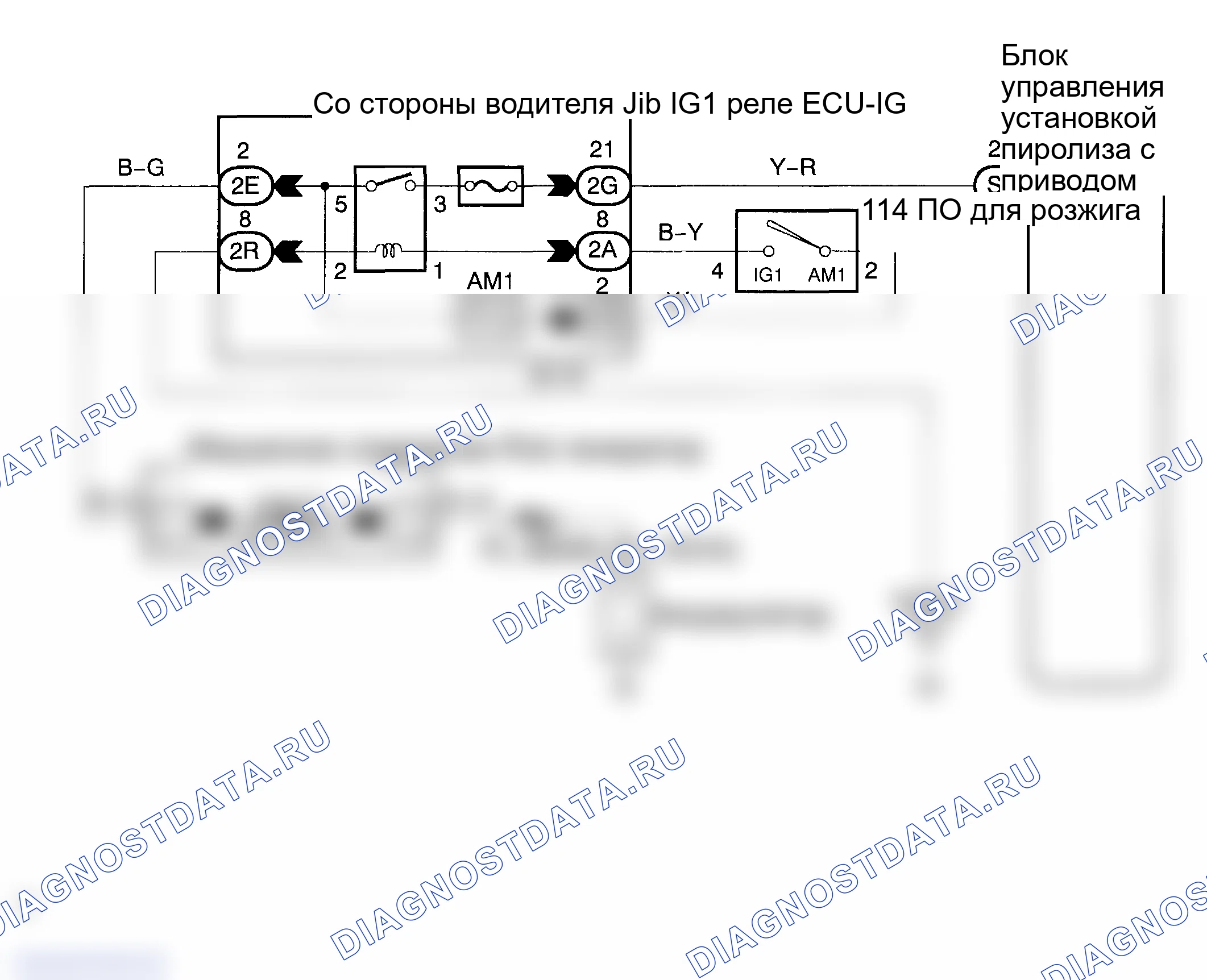 Рис. 53: электросхема. Lexus ES XV30 рестайлинг