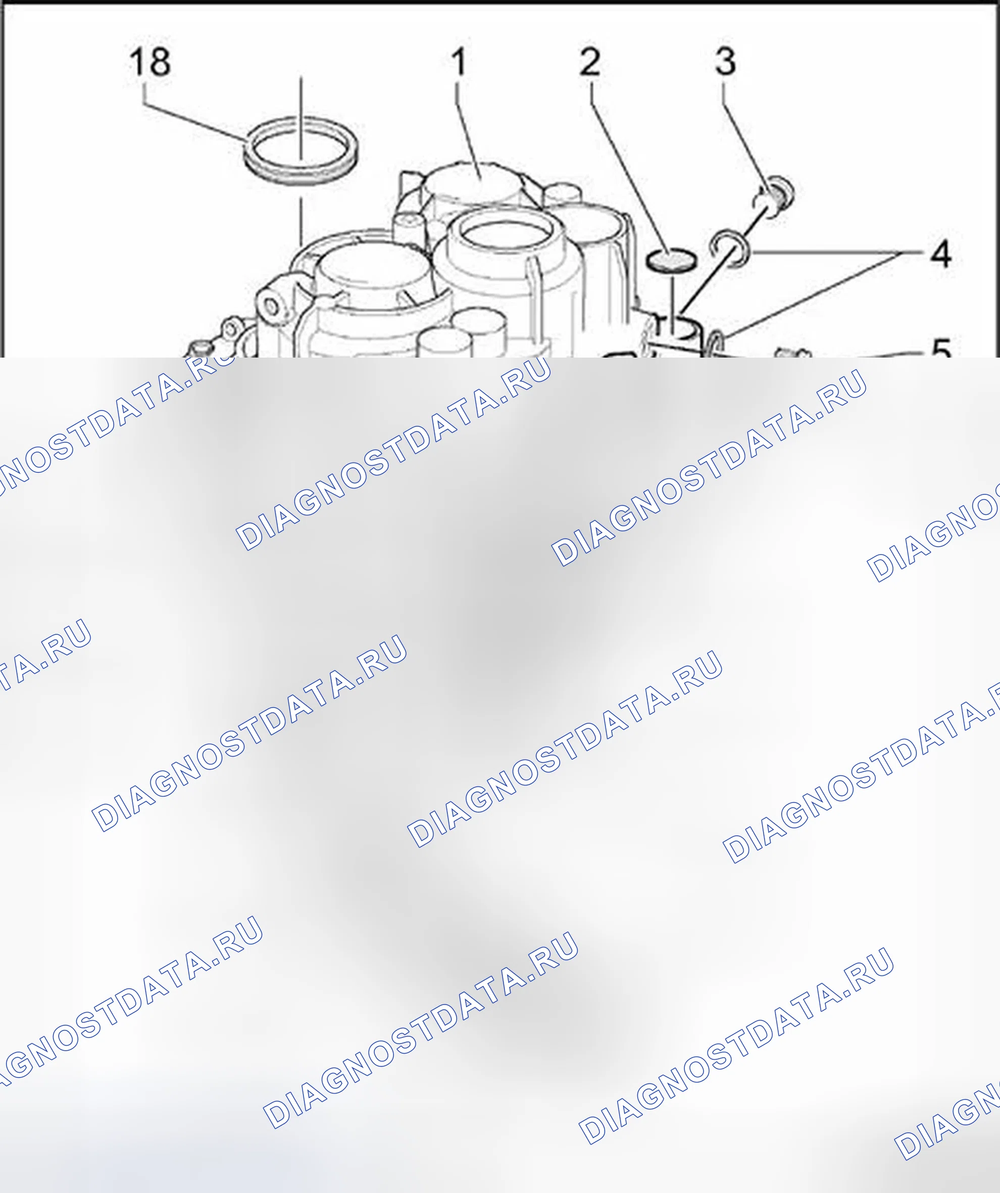 Рис. 537: Корпус коробки передач, обзор сборки. Audi TT 8N