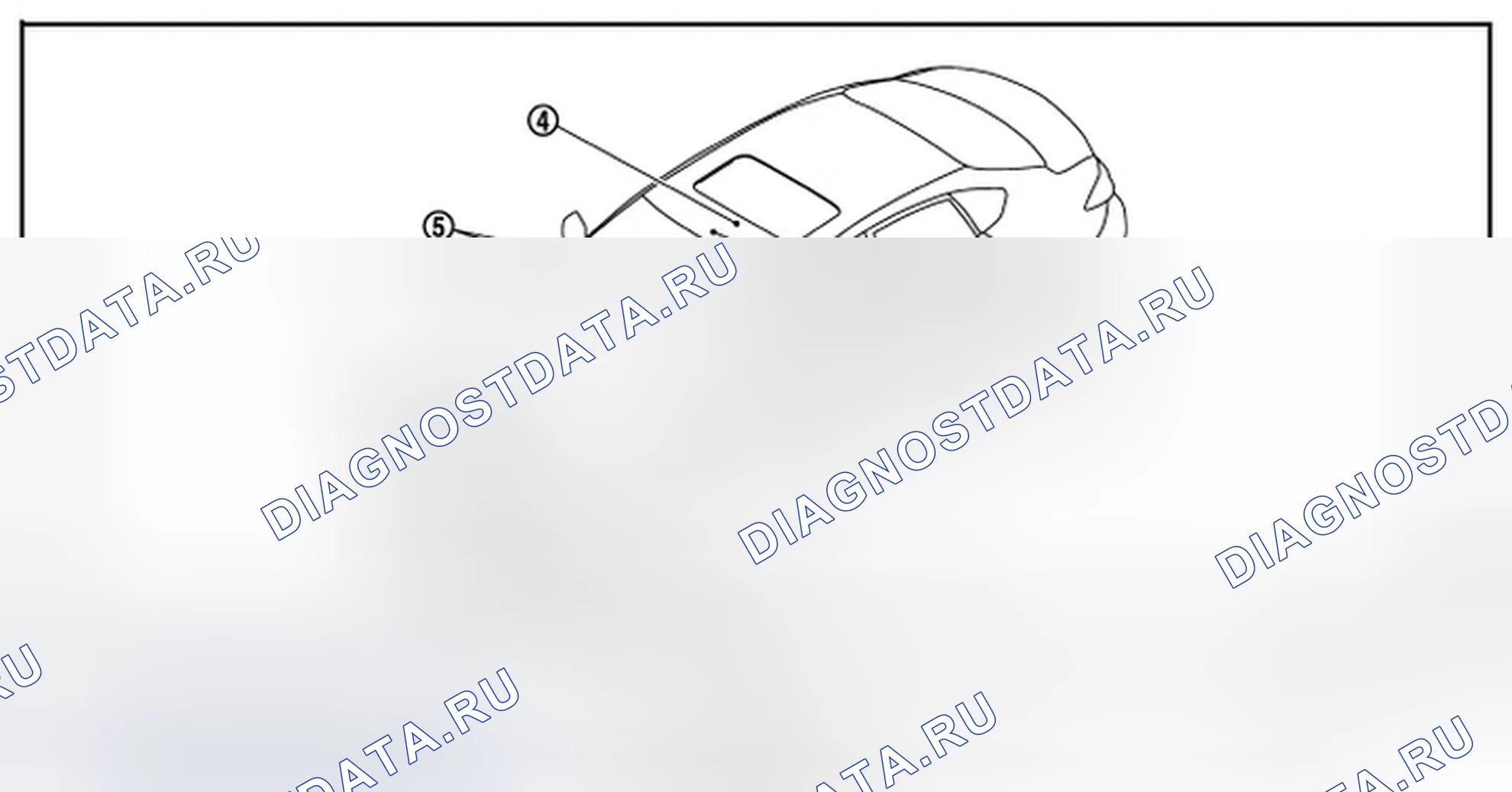 Рис. 17: Расположение компонентов. Infiniti M37 IV