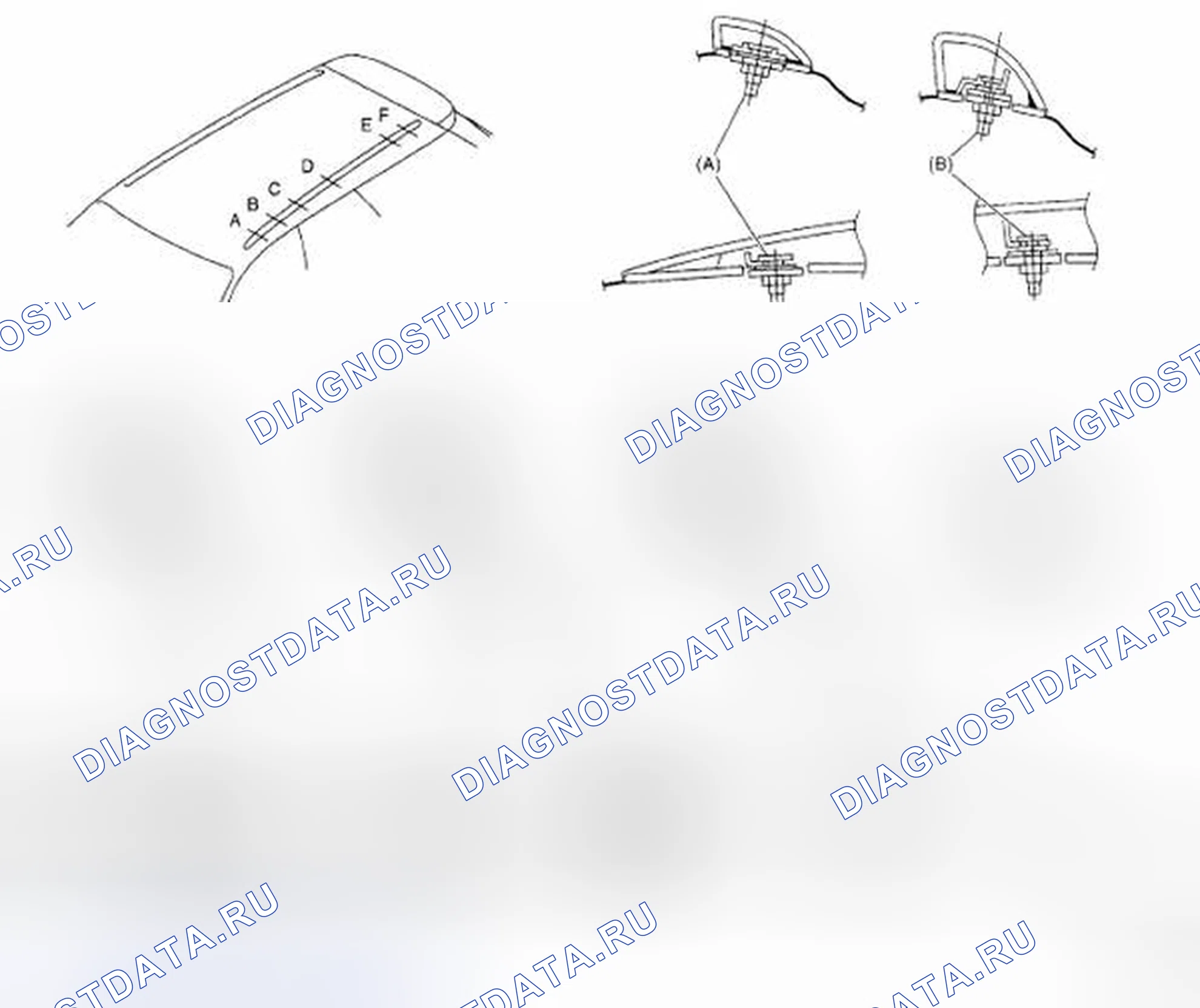 Рис. 73: ДЕМОНТАЖ. Subaru Legacy BL/BP рестайлинг