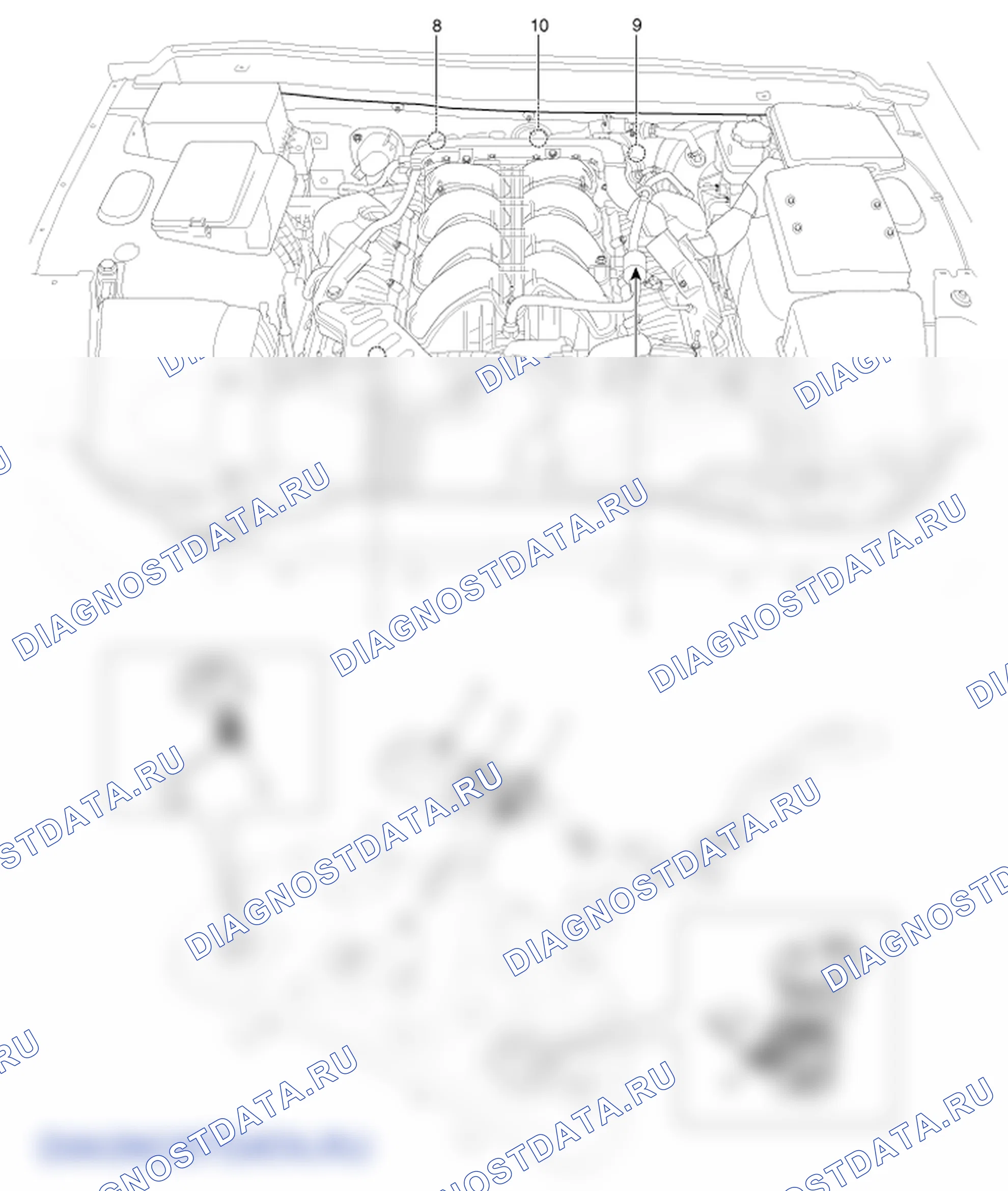 Компоненты и их расположение. Hyundai Genesis(Bh)-U.S. I