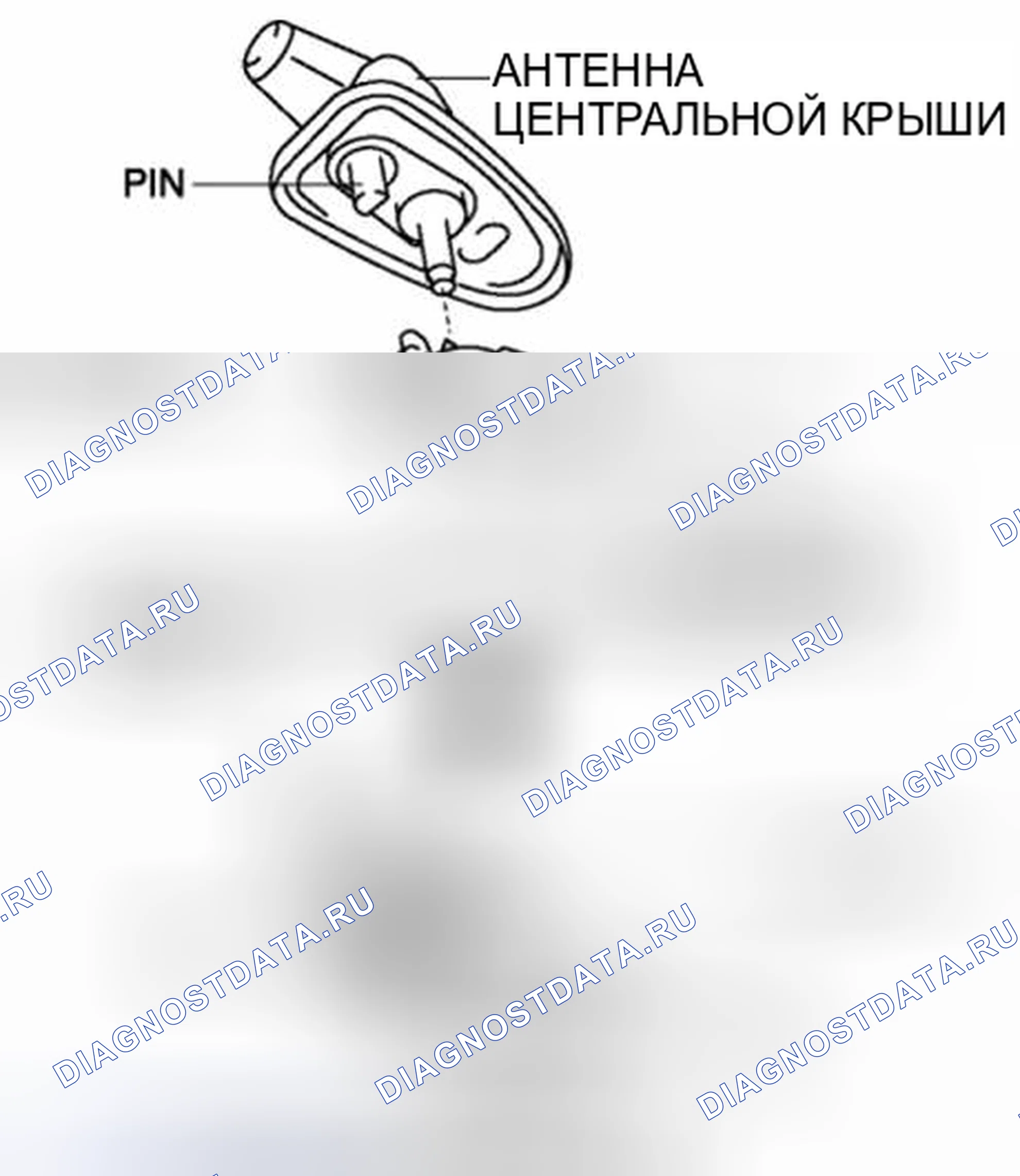 Рис. 28: Примечание по установке антенного фидера No2. Mazda 2 II рестайлинг