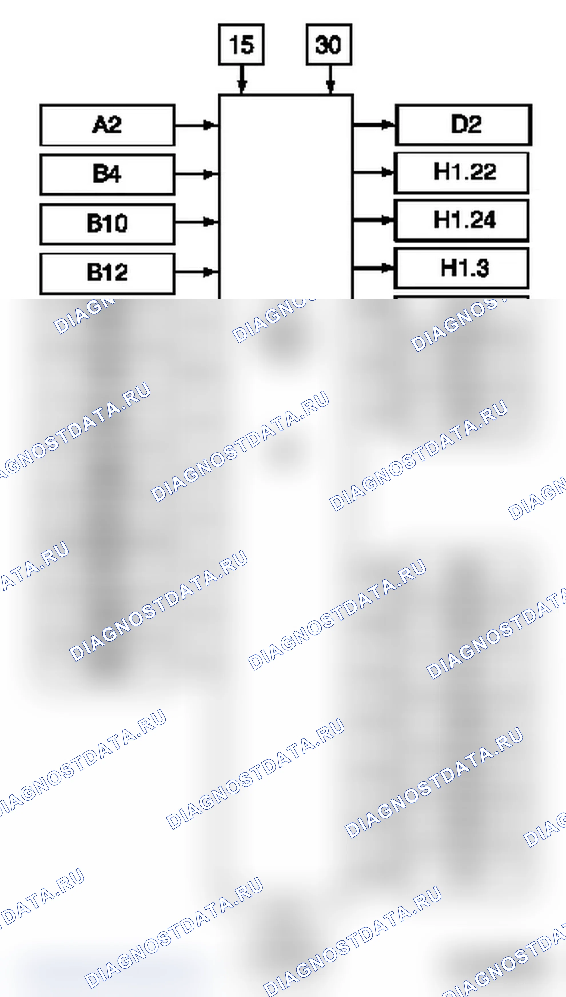 Двигатель, навесные узлы двигателя Блок-схема, X 17 DTL. Opel Astra G