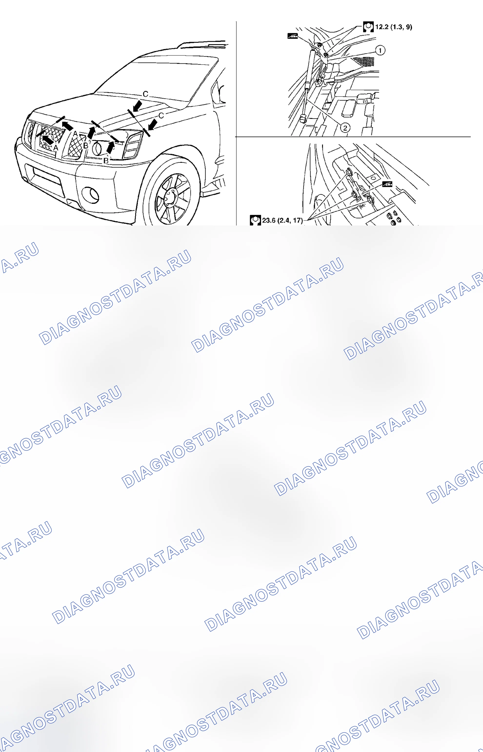 Рис. 186: Регулировка фитинга. Honda N-WGN I