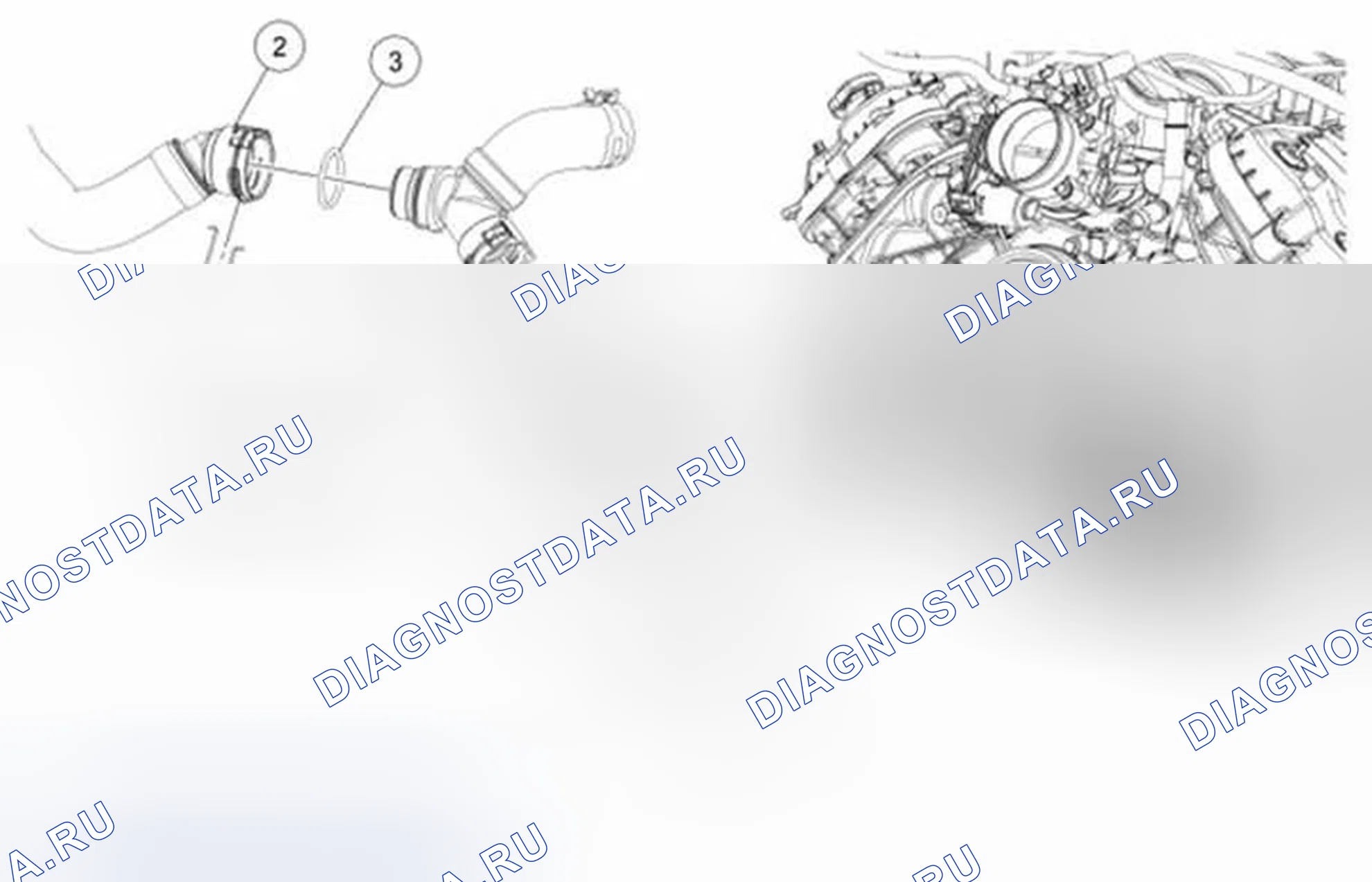 Рис. 6: Корпус термостата - 5.0L и Boss ® 302. Ford Mustang V рестайлинг 2