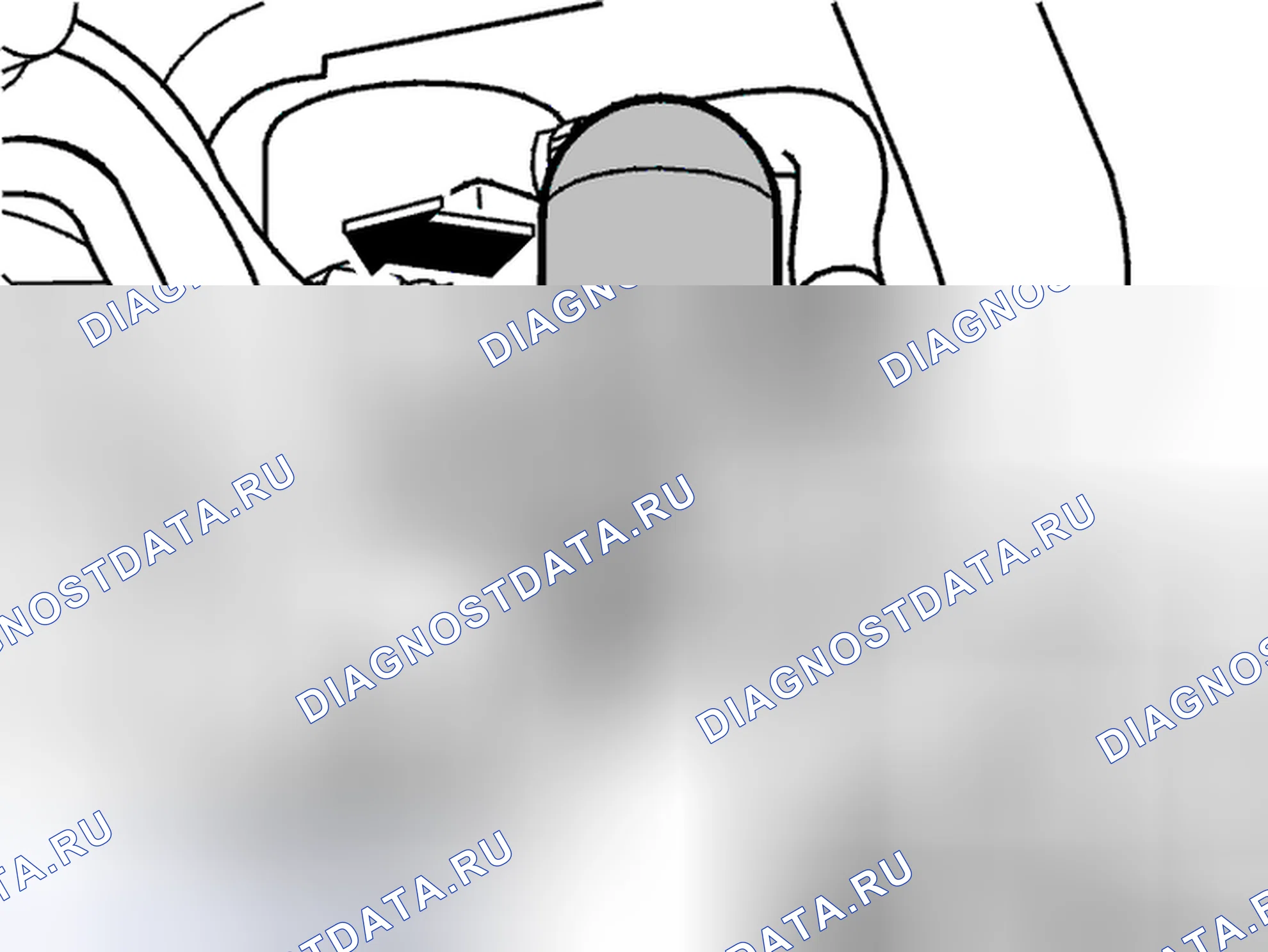 Рис. 142: Вакуумный бак. Volvo C70 I