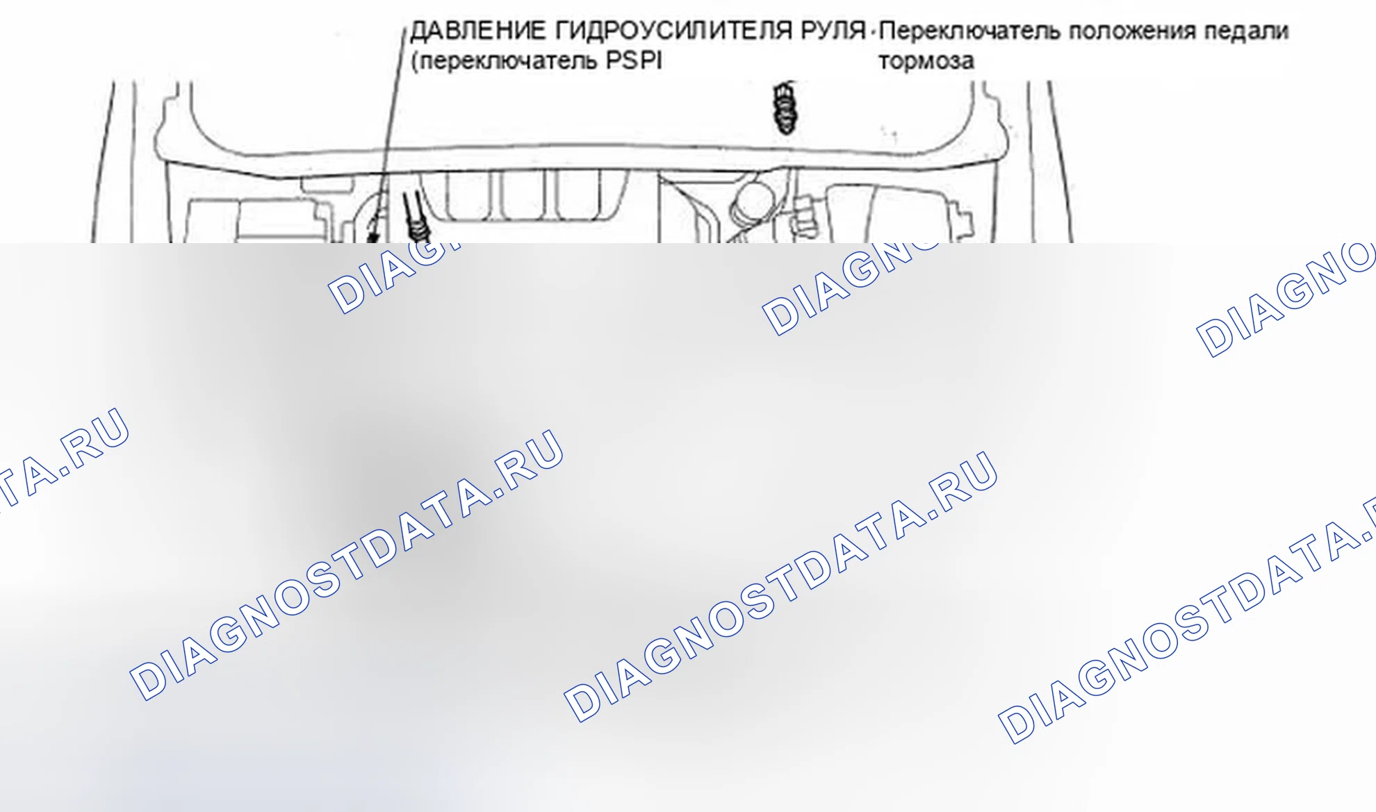 Рис. 28: Указатель расположения компонентов. Honda Odyssey IV
