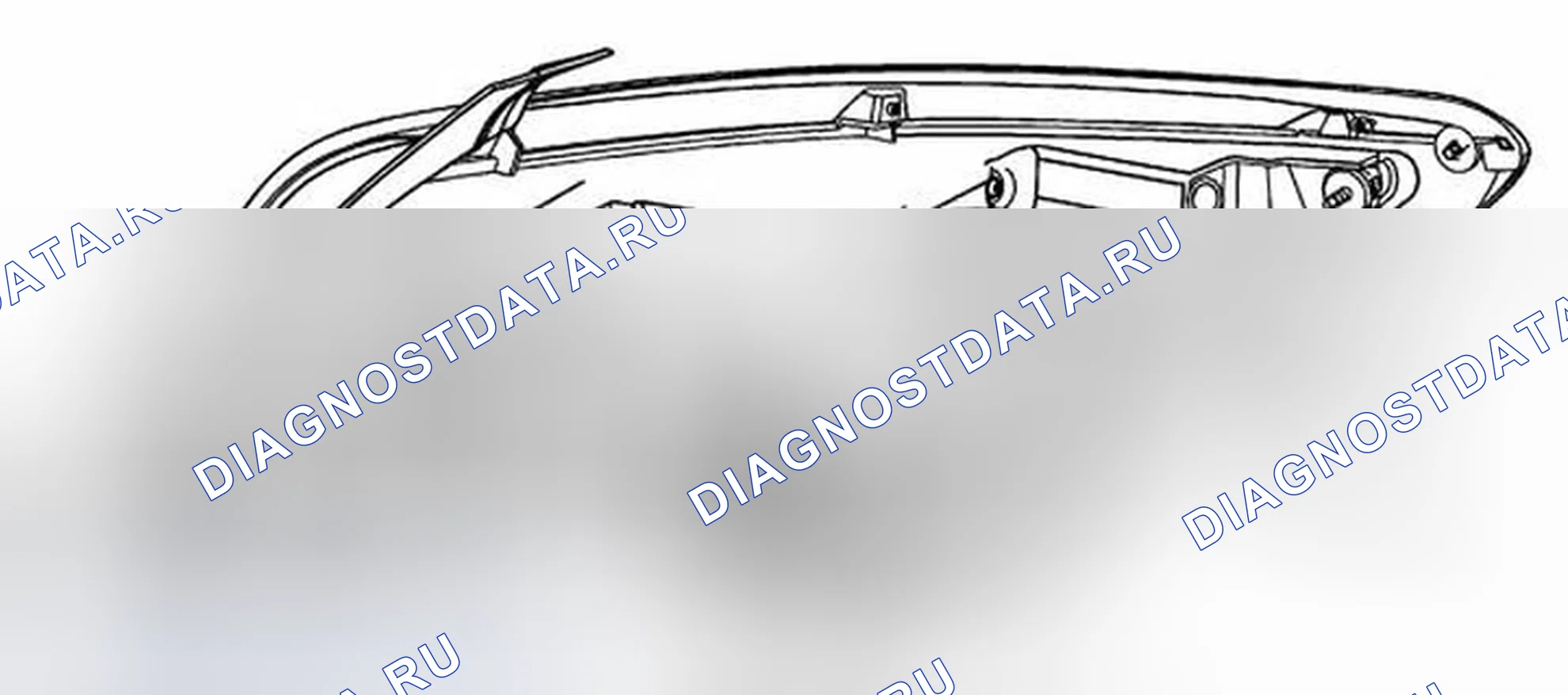 Рис. 8: Замена лампы заднего сигнала поворота. Buick LaCrosse II